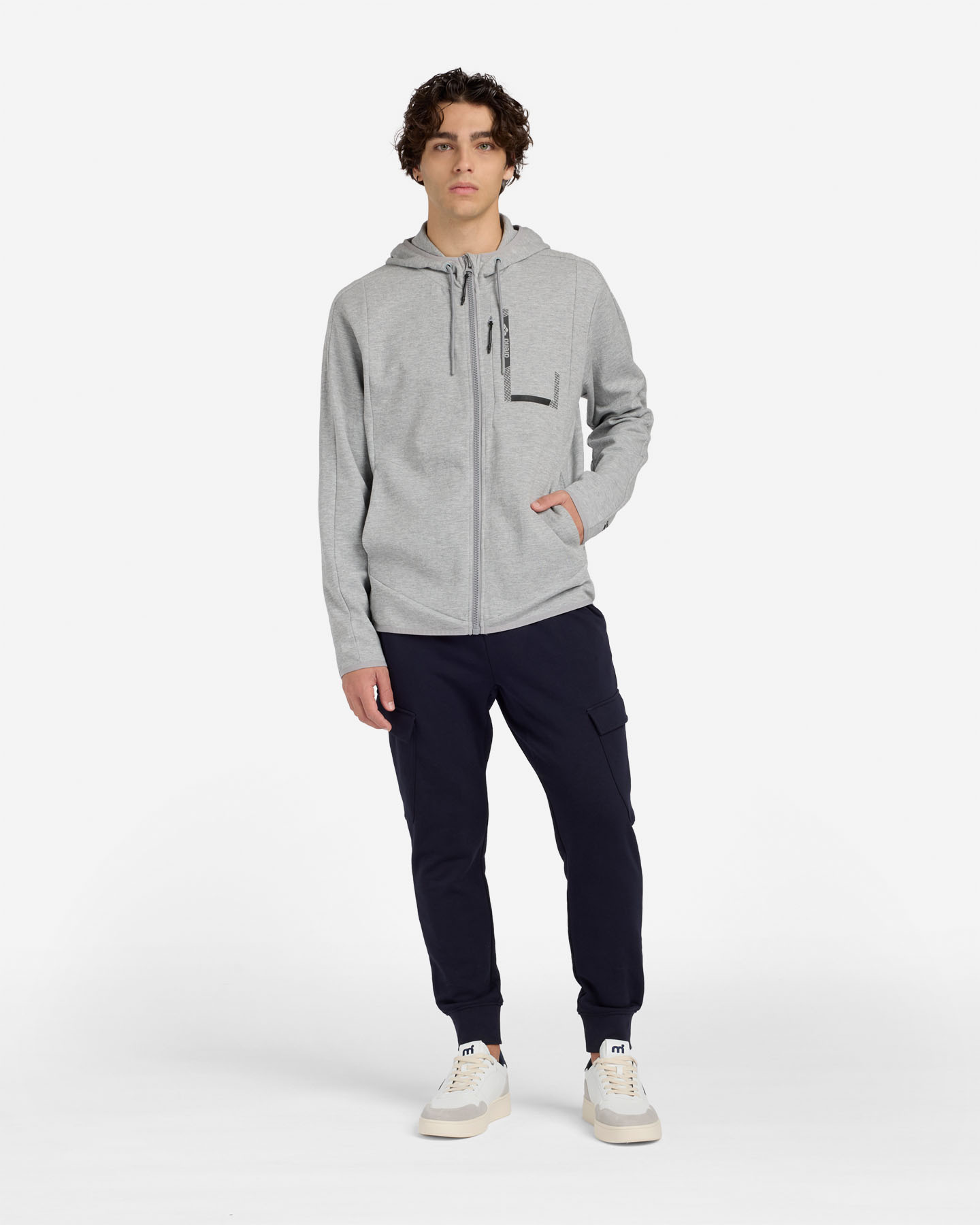 Felpa ARENA EVOLVING ATHLETIC M - Grigio - 4 | Cisalfa Sport