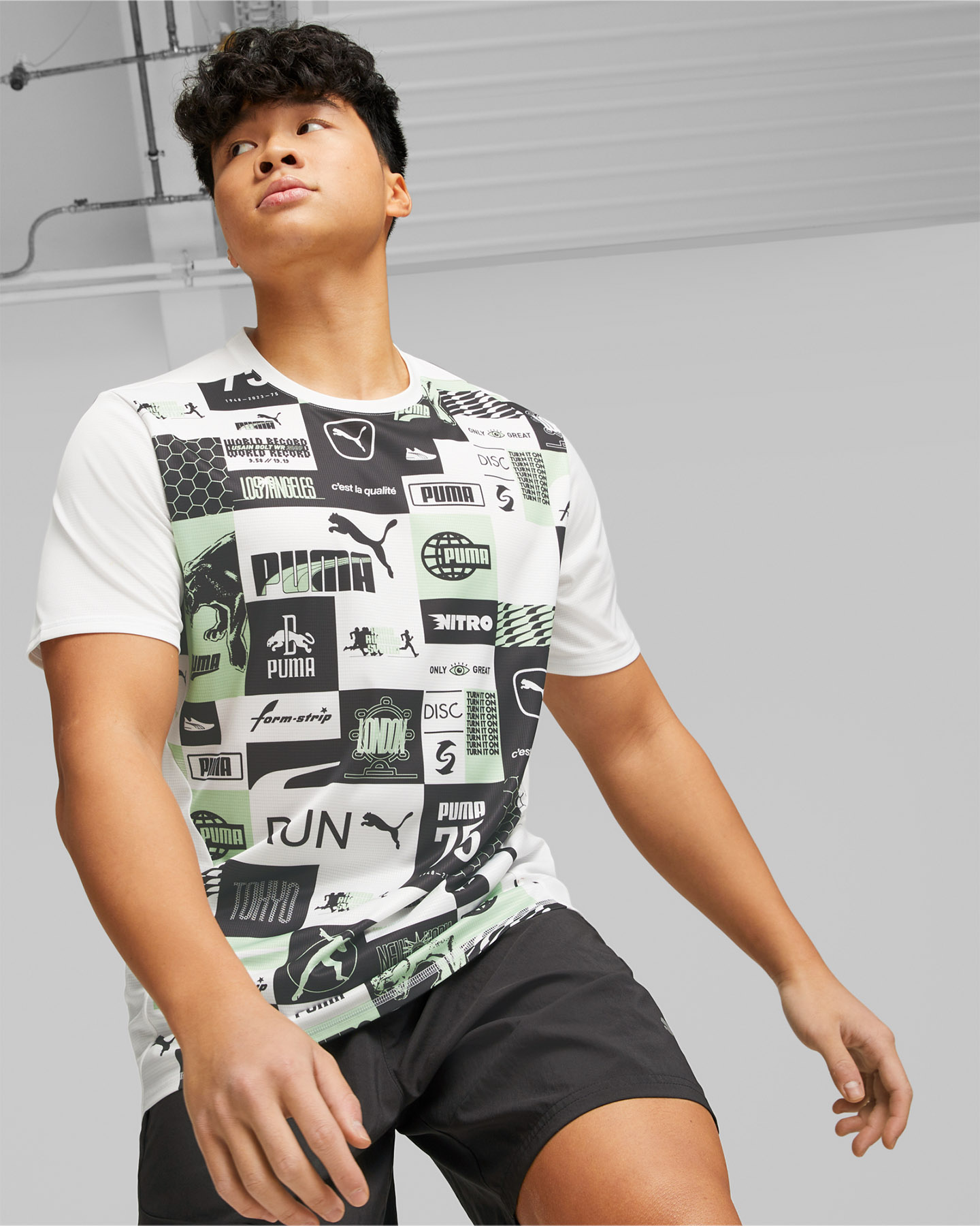 T-shirt running PUMA RUN FAVOURITE M - Bianco - 2 | Cisalfa Sport