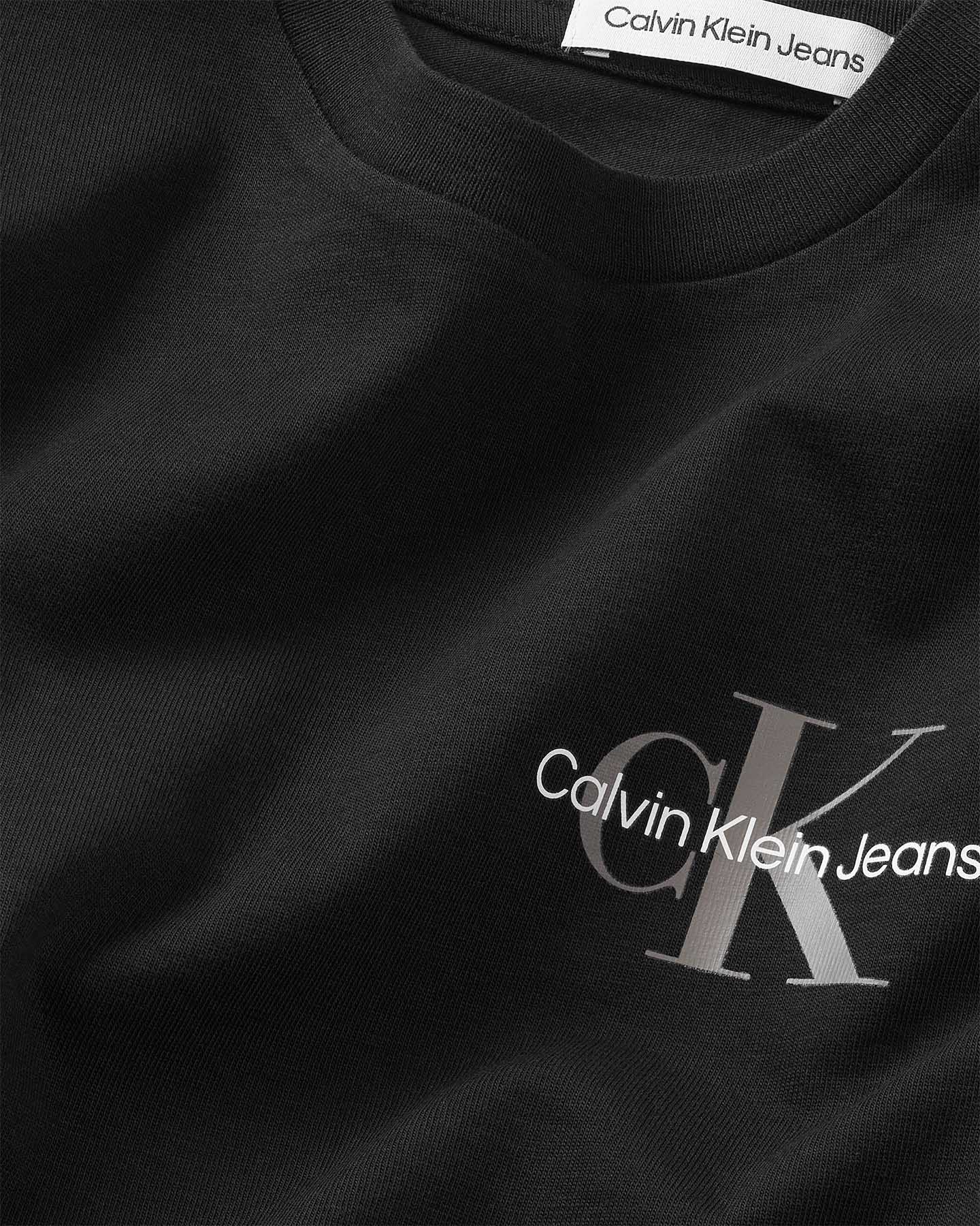 T-shirt CALVIN KLEIN JEANS MONOGRAM JR - Nero - 3 | Cisalfa Sport