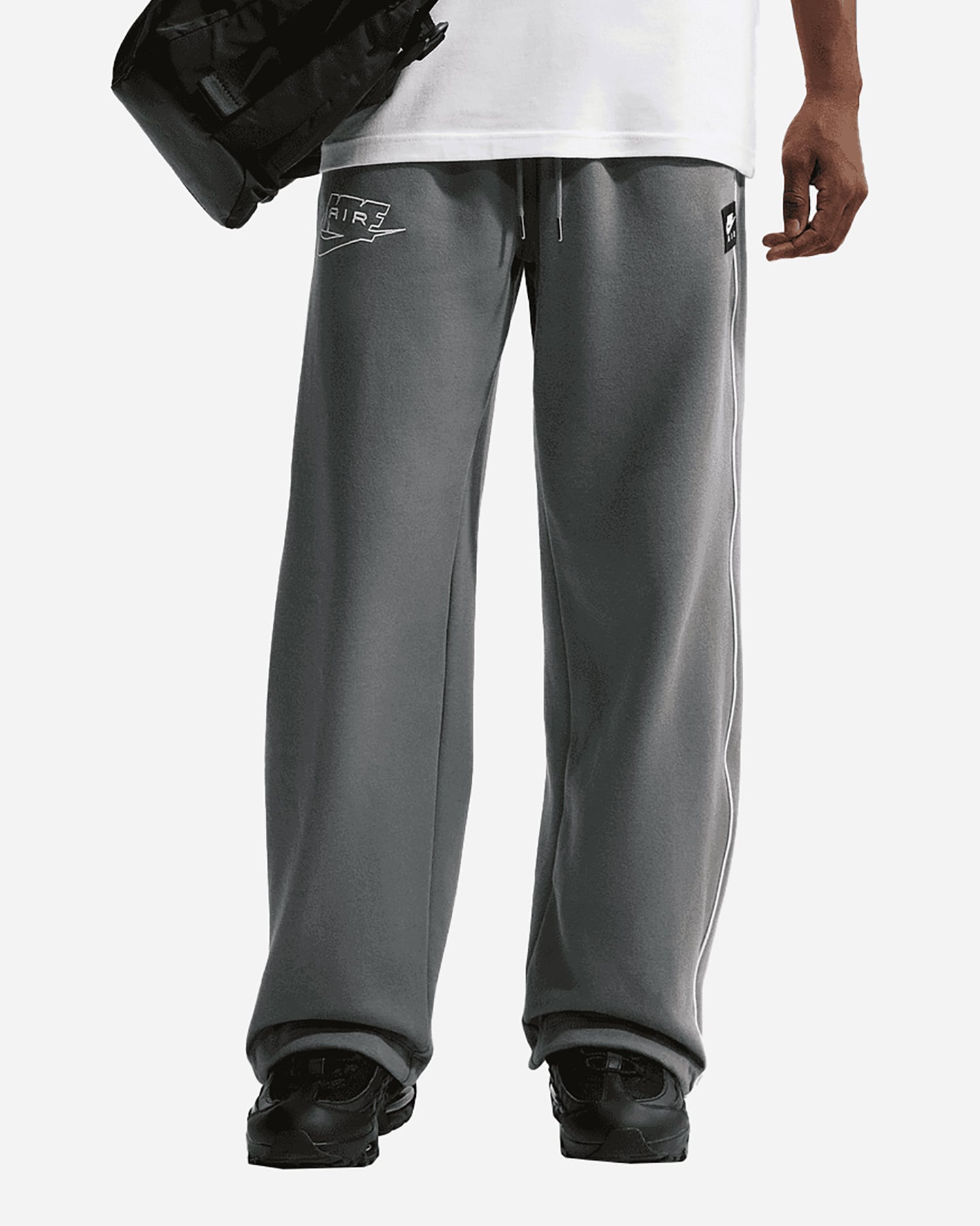 Air Small Logo M - Pantalone - Uomo - Grigio
