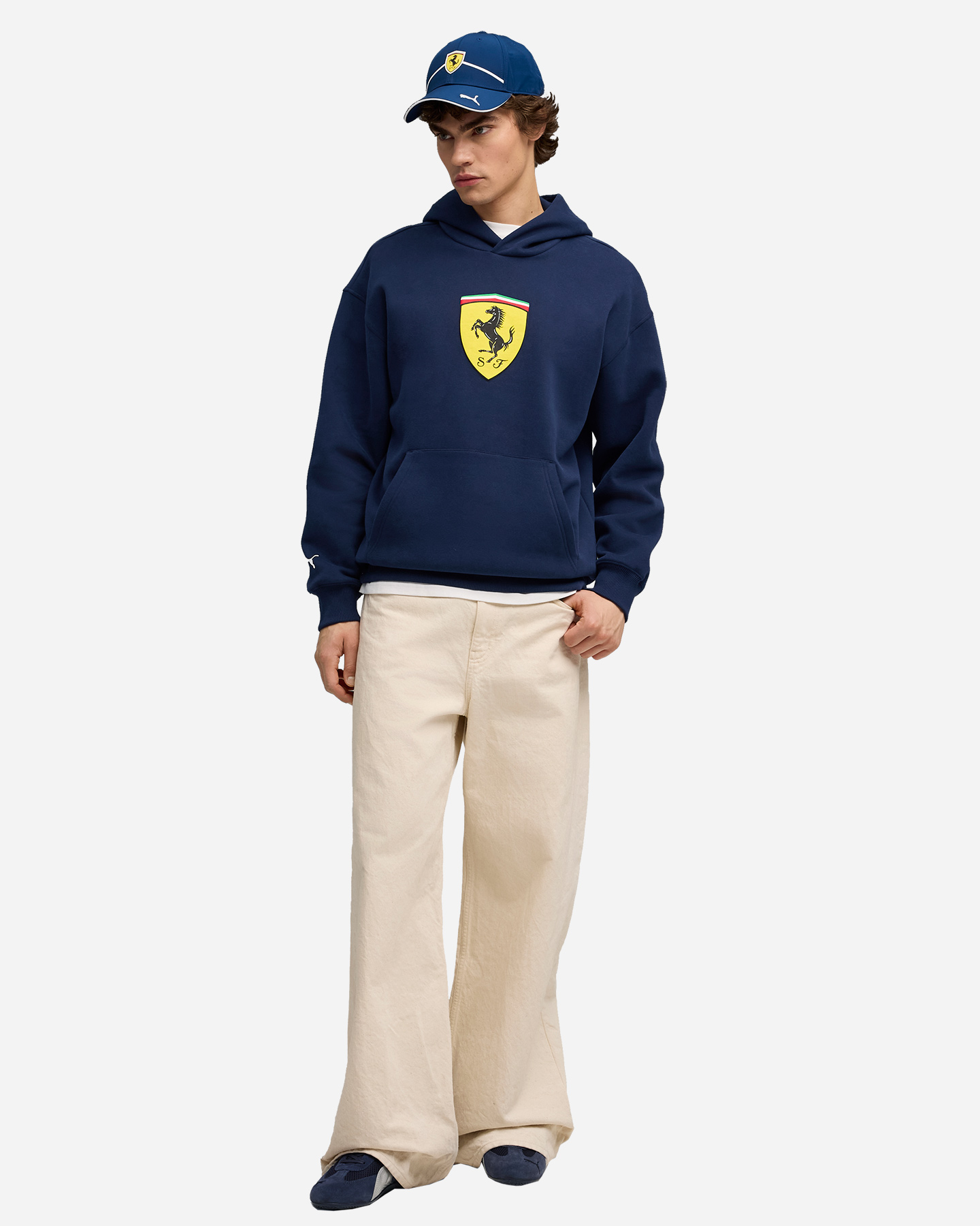 Felpa PUMA FERRARI SPORTSWEAR M - Blu - 4 | Cisalfa Sport