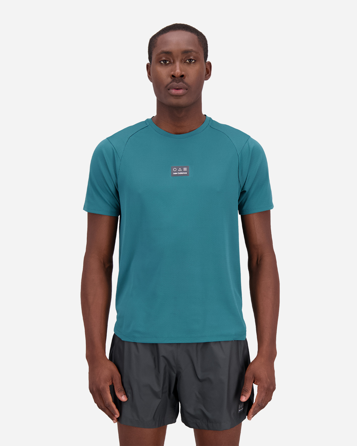 T-shirt running NEW BALANCE IMPACT AT N-VENT M - Verde - 0 | Cisalfa Sport