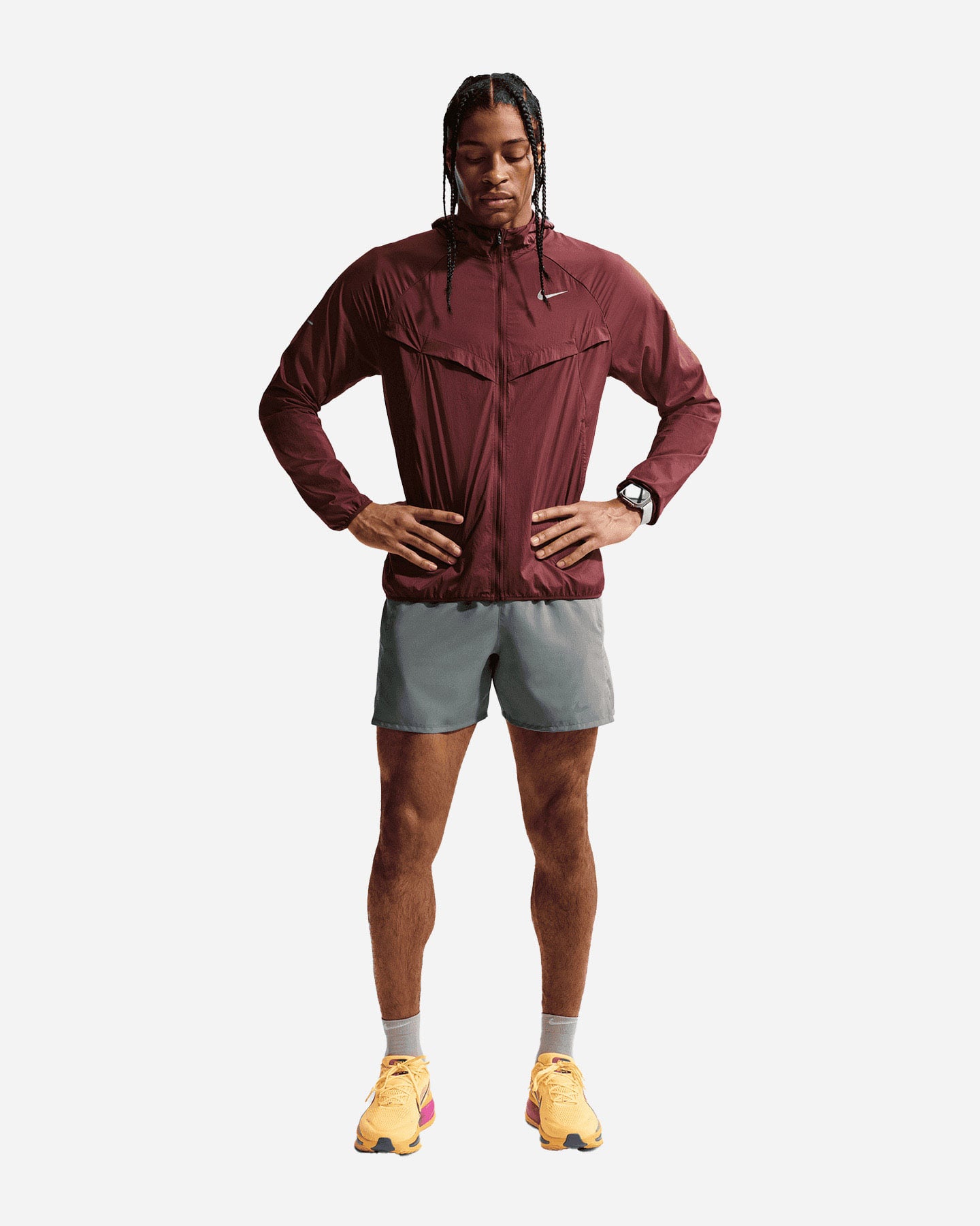 Short running NIKE MILER 5 M - Grigio - 1 | Cisalfa Sport