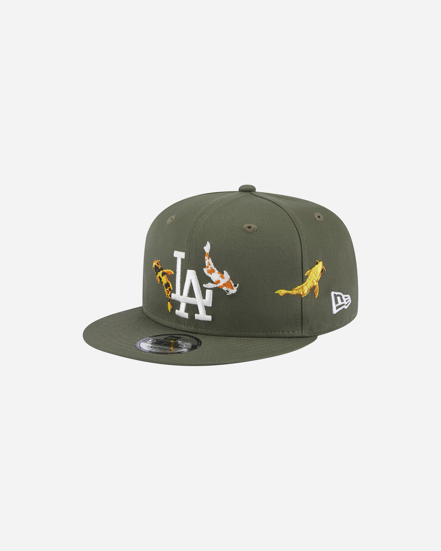 Cappellino NEW ERA 9FIFTY MLB KOI FISH LOS ANGELES DODGERS  - Verde - 0 | Cisalfa Sport
