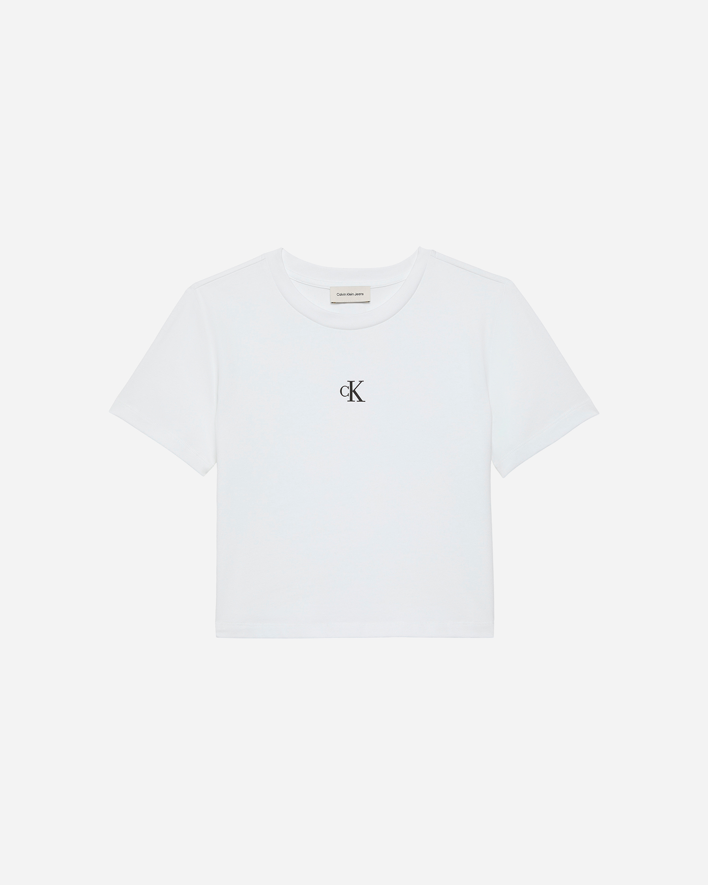T-shirt CALVIN KLEIN JEANS SMALL LOGO W - Bianco - 0 | Cisalfa Sport