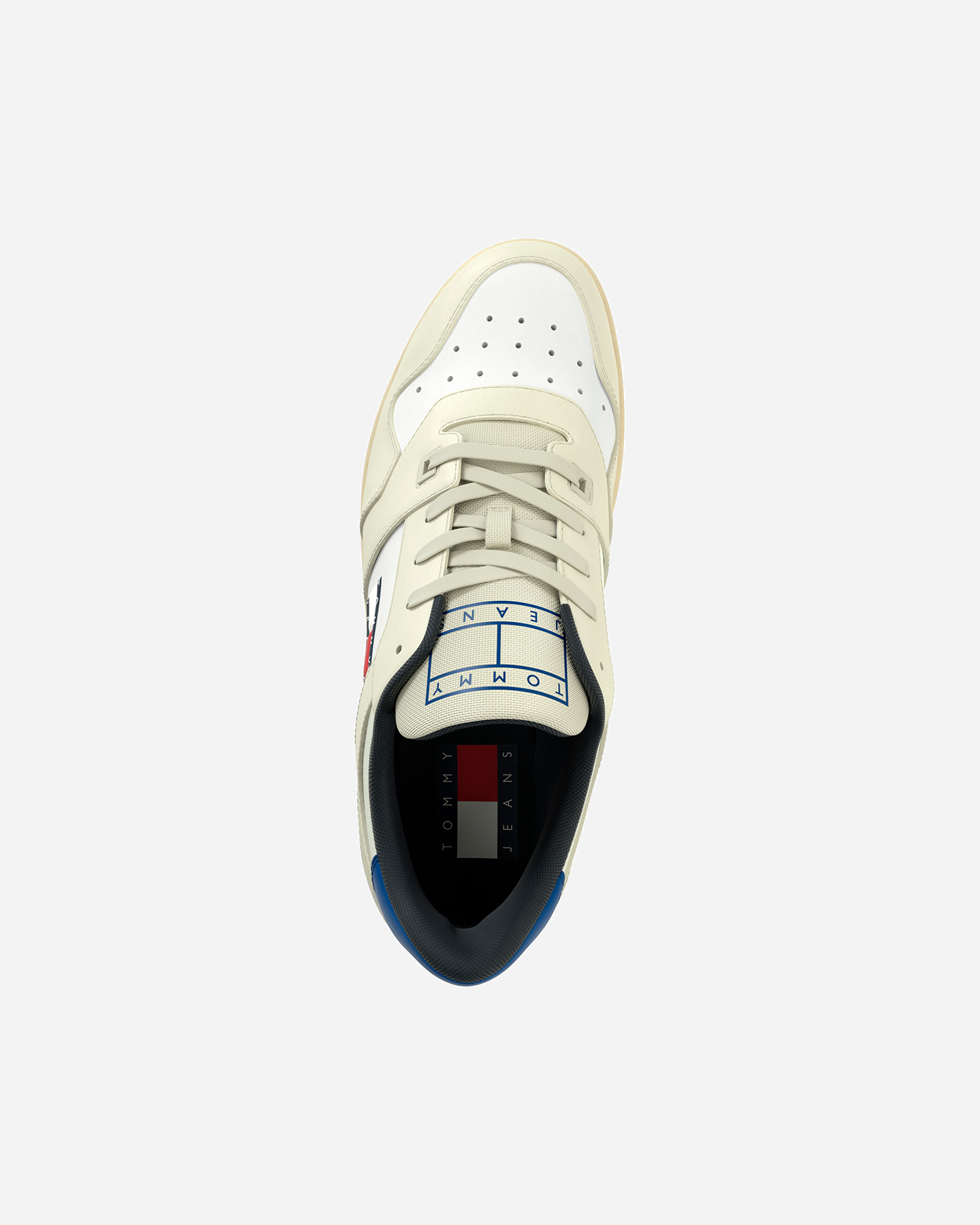 Scarpe sneakers TOMMY HILFIGER BASKET M - Bianco - 2 | Cisalfa Sport