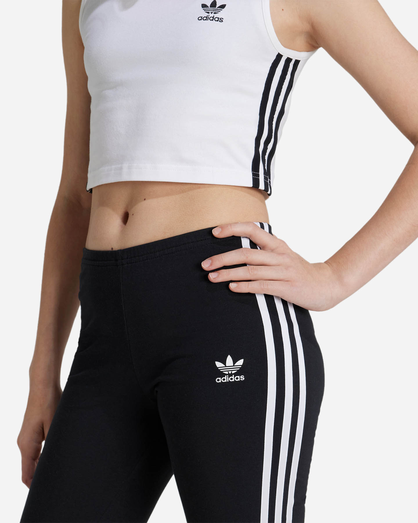 Leggings ADIDAS O GIRL 3STRIPES JR - Nero - 4 | Cisalfa Sport
