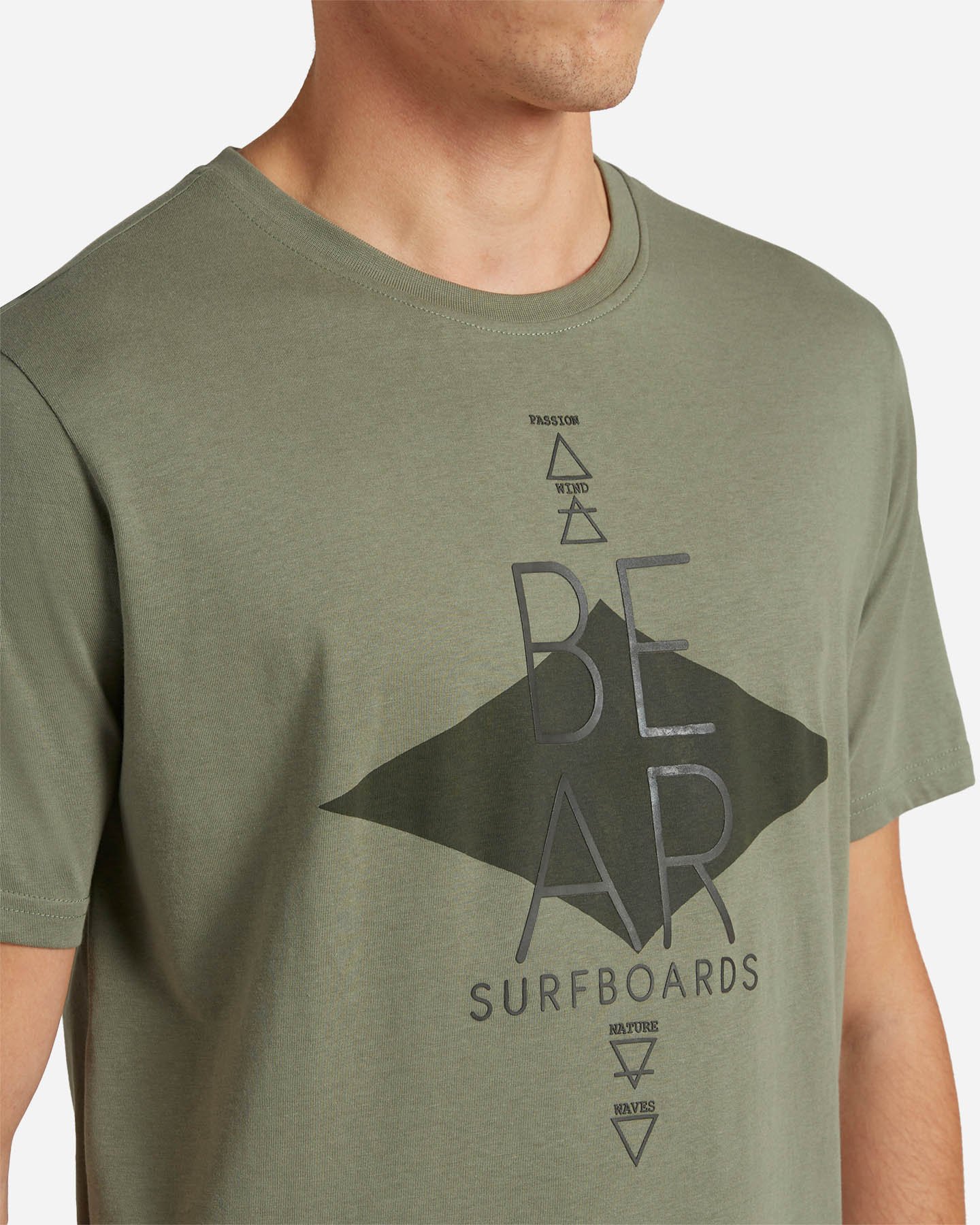 T-shirt BEAR FUTURISITIC TRIBALS M - Verde - 4 | Cisalfa Sport
