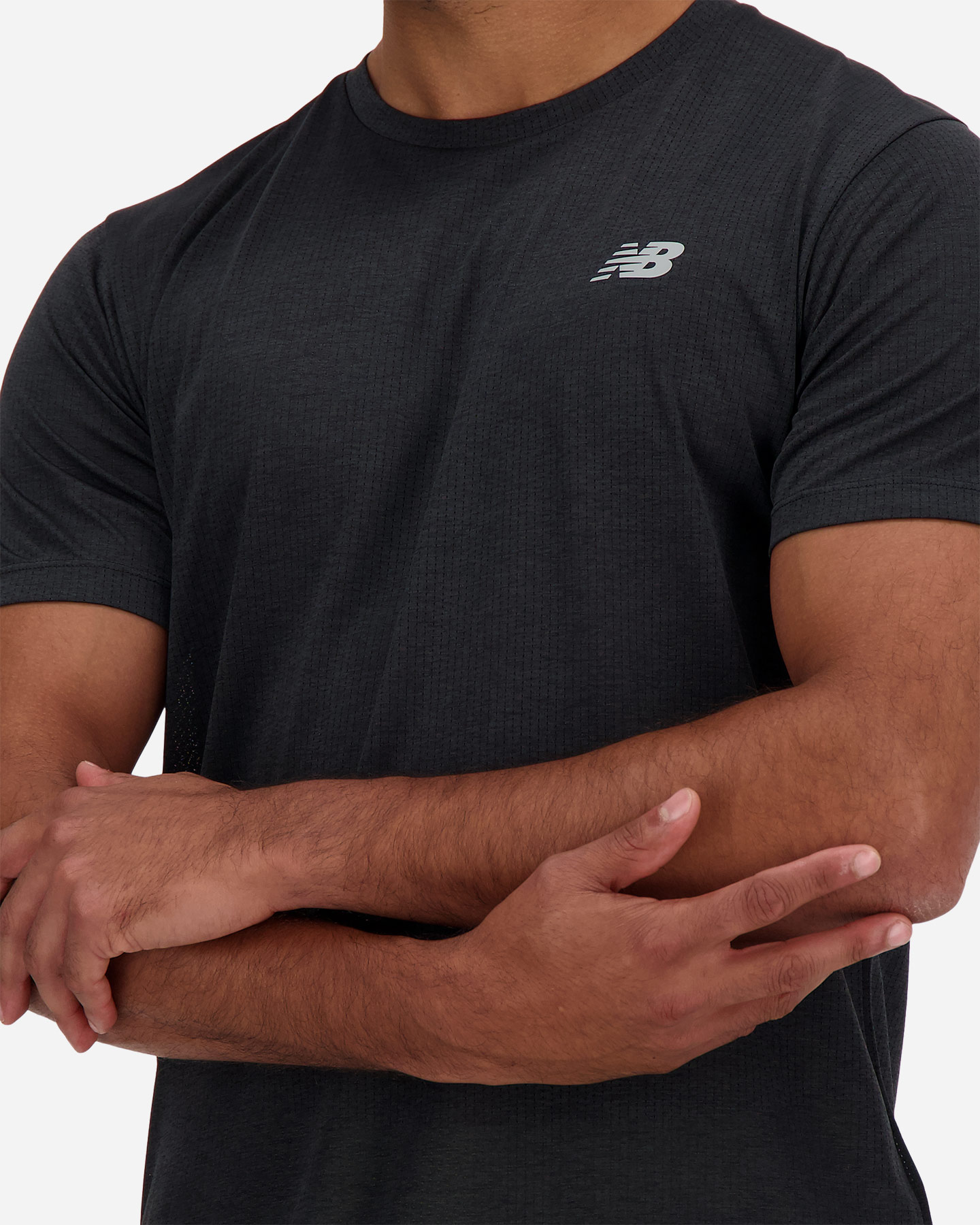 T-shirt running NEW BALANCE ATHLETICS M - Nero - 4 | Cisalfa Sport
