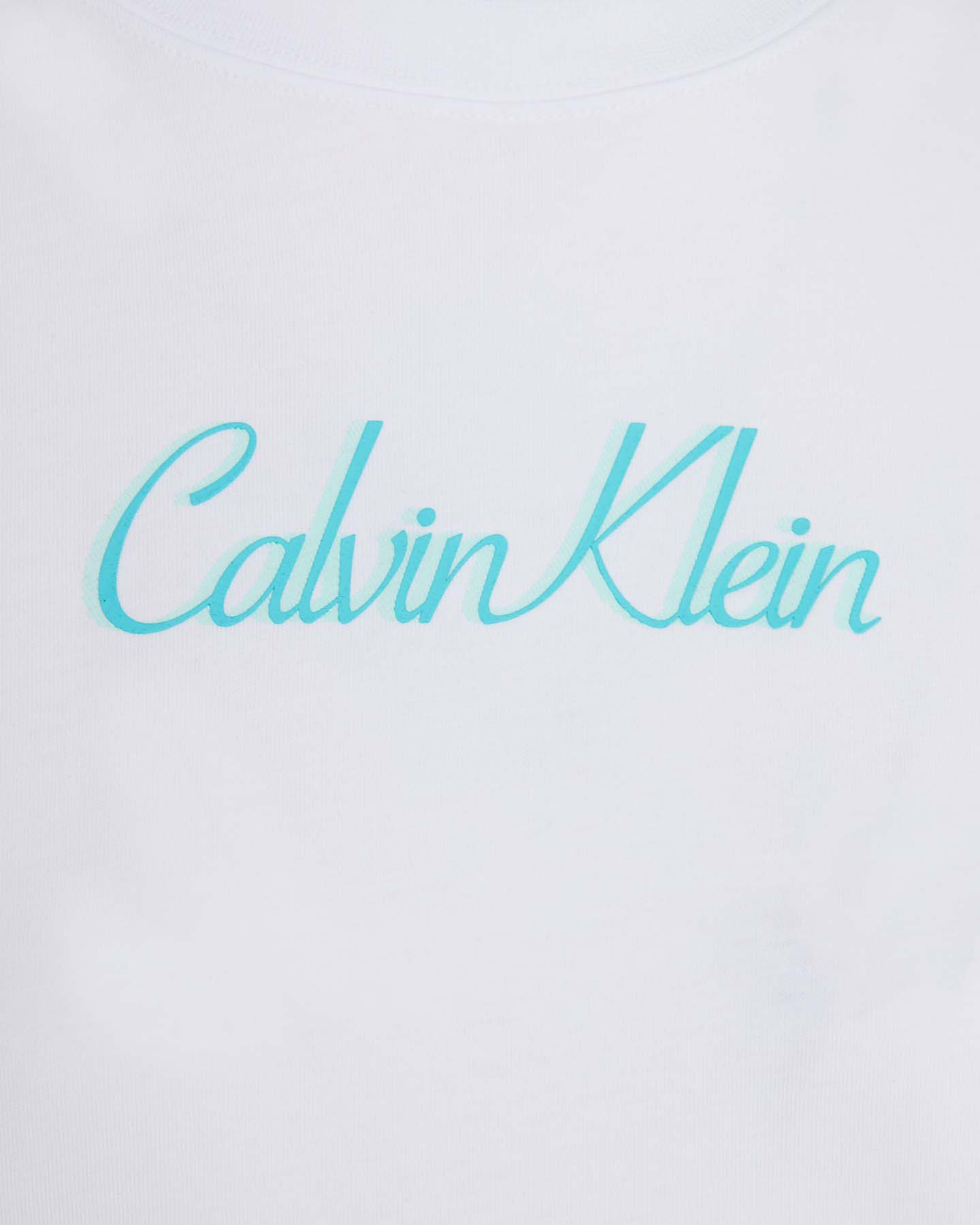T-shirt CALVIN KLEIN JEANS LOGO W - Bianco - 2 | Cisalfa Sport