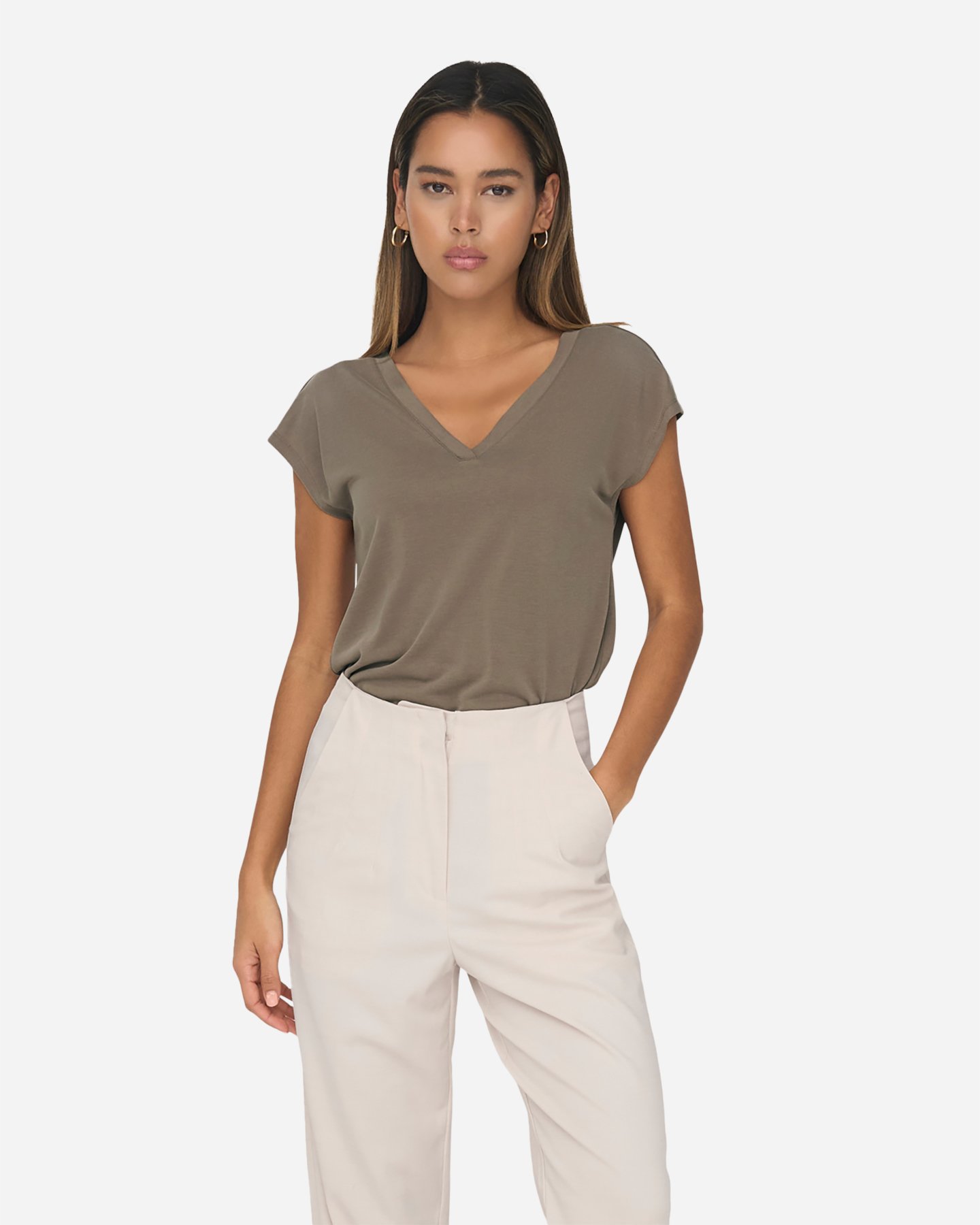 T-shirt ONLY FREE LIFE W - Marrone - 2 | Cisalfa Sport