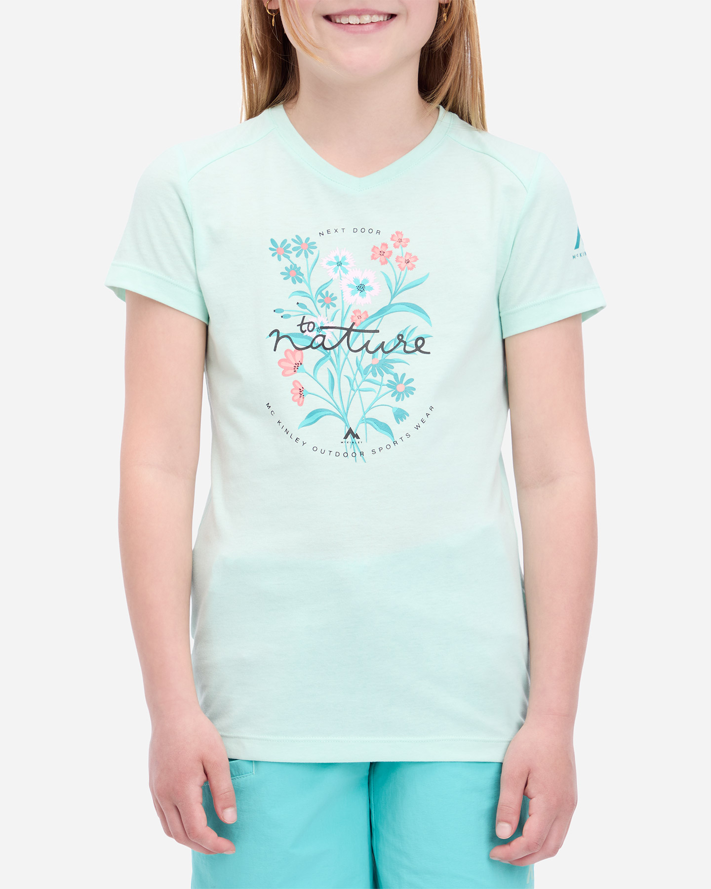 T-shirt MCKINLEY ELLIS II JR - Verde - 1 | Cisalfa Sport