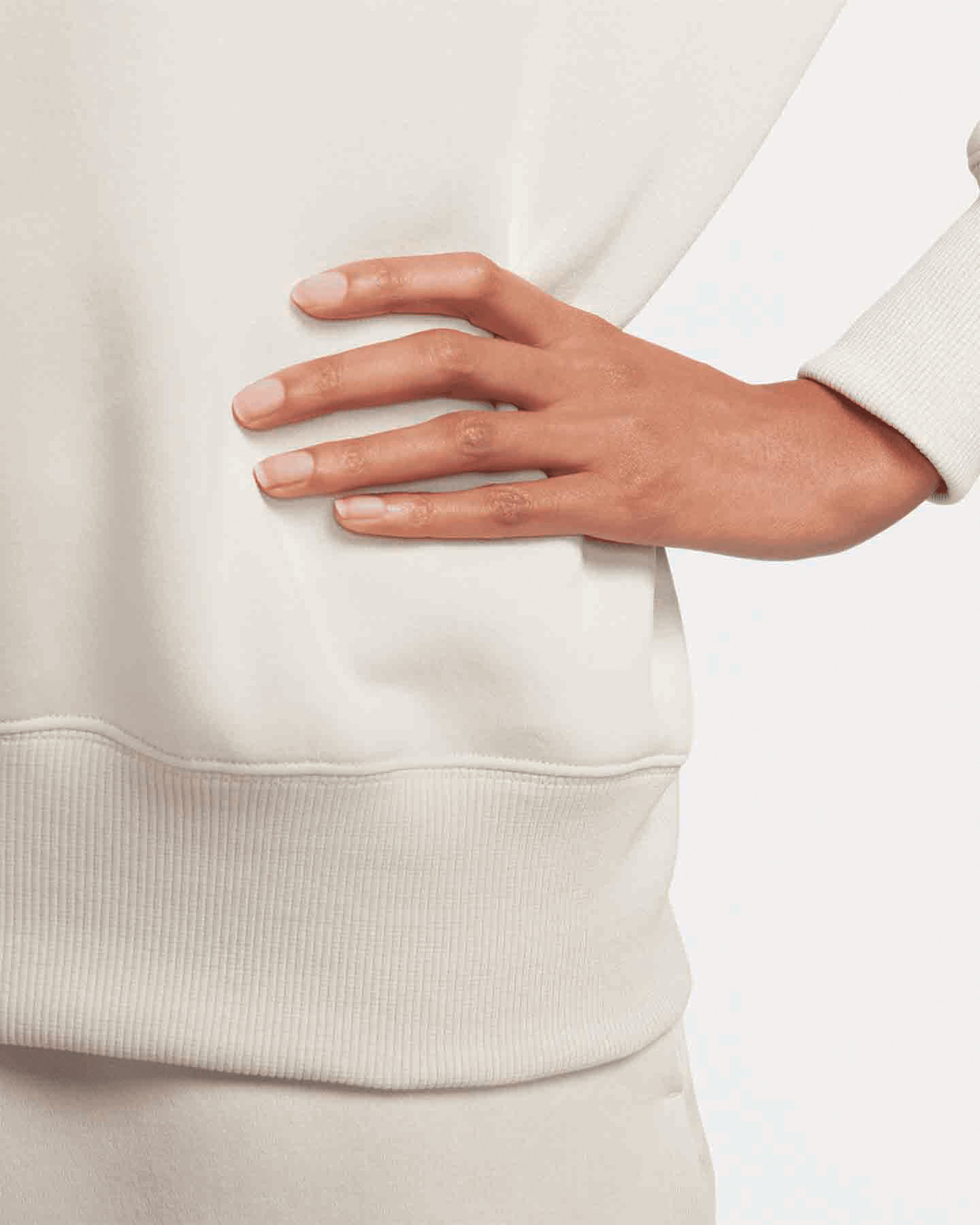 Felpa NIKE CLASSIC BIG LOGO W - Beige - 4 | Cisalfa Sport