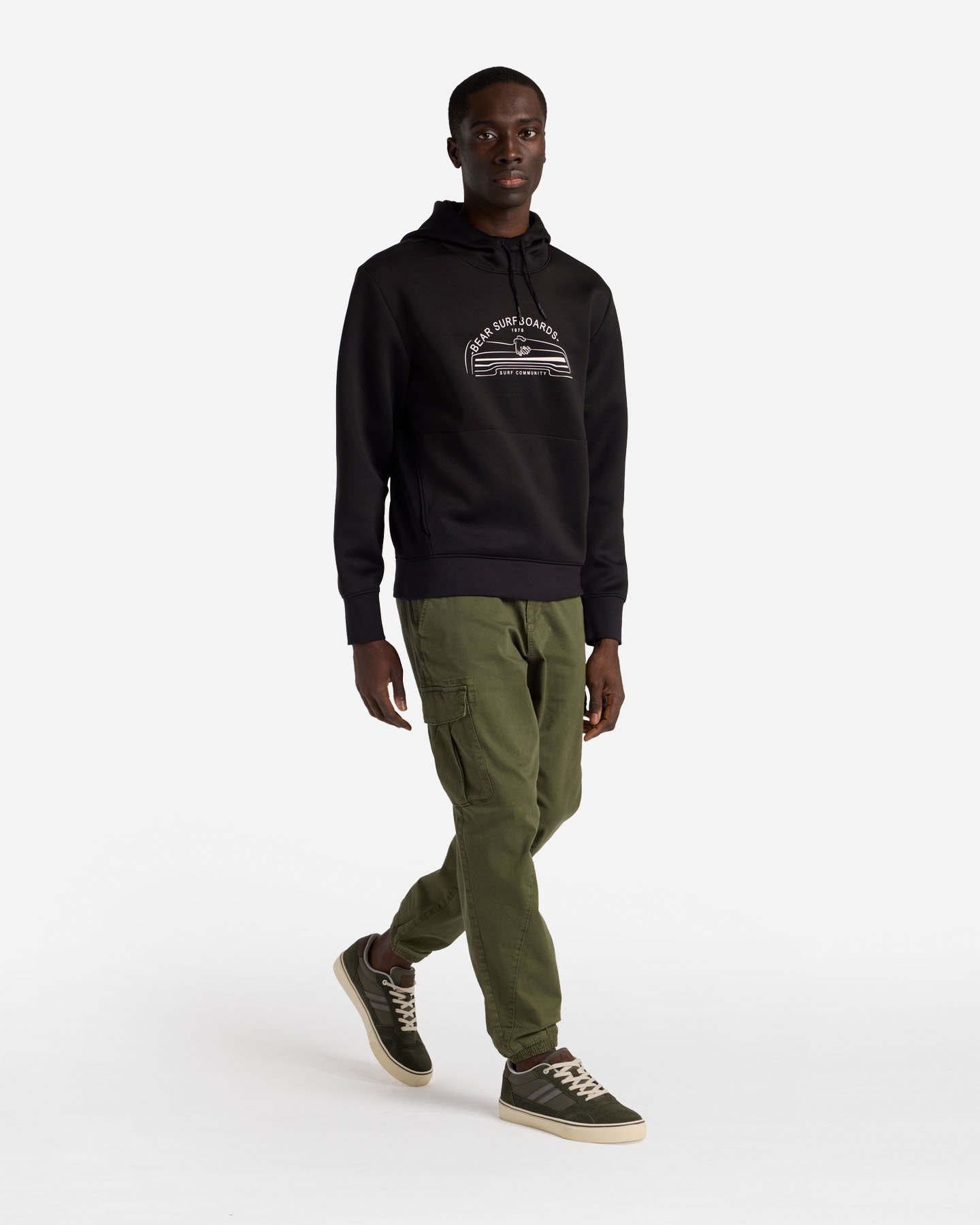 Felpa BEAR URBAN ASKED M - Nero - 2 | Cisalfa Sport