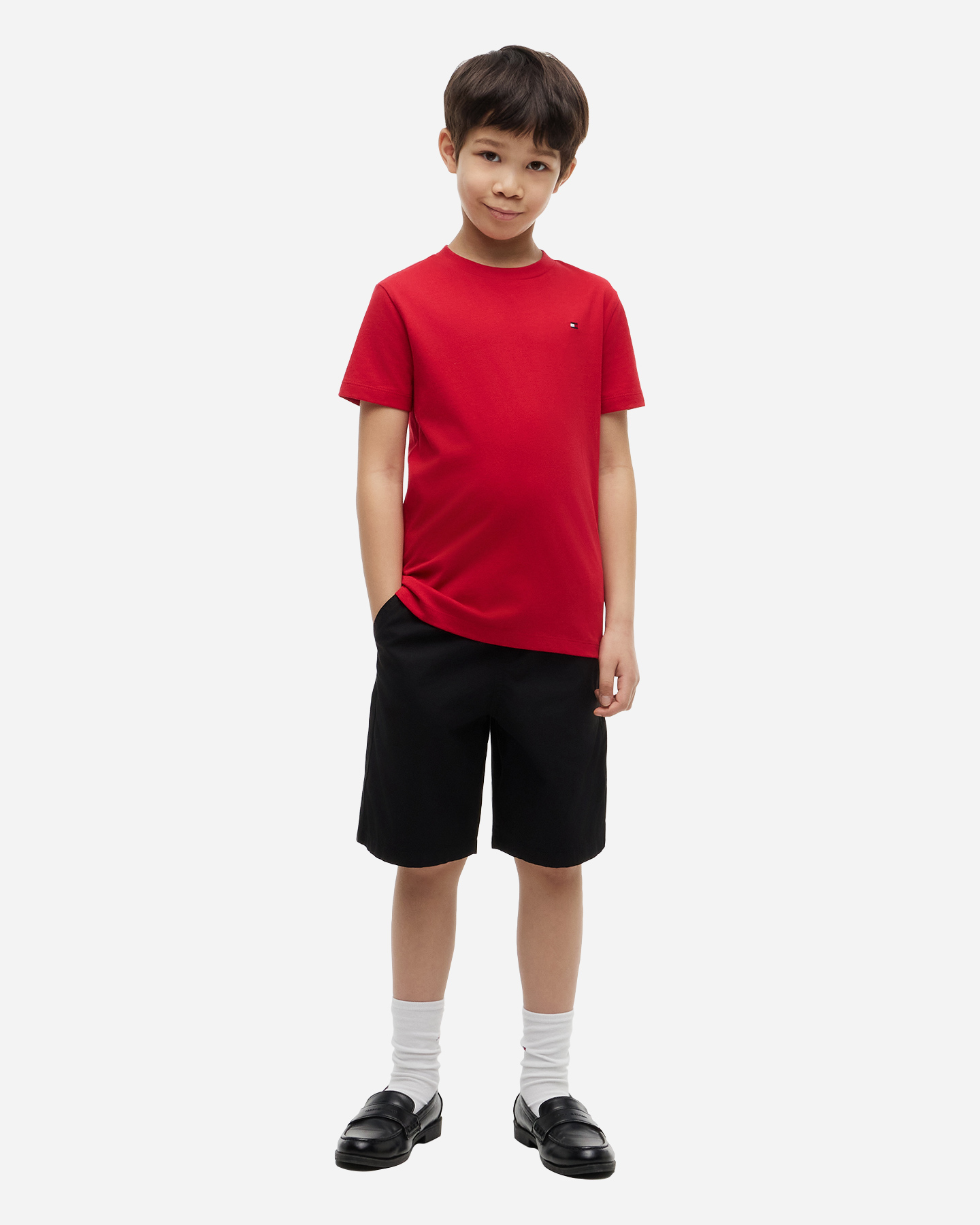 T-shirt TOMMY HILFIGER TEAM PRIMARY JR - Rosso - 3 | Cisalfa Sport