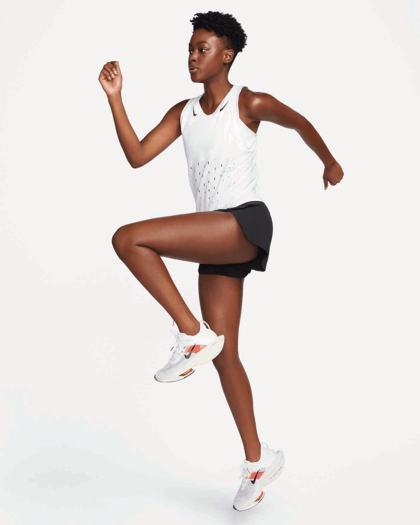 Canotta running NIKE AEROSWIFT ADV W - Nero - 5 | Cisalfa Sport