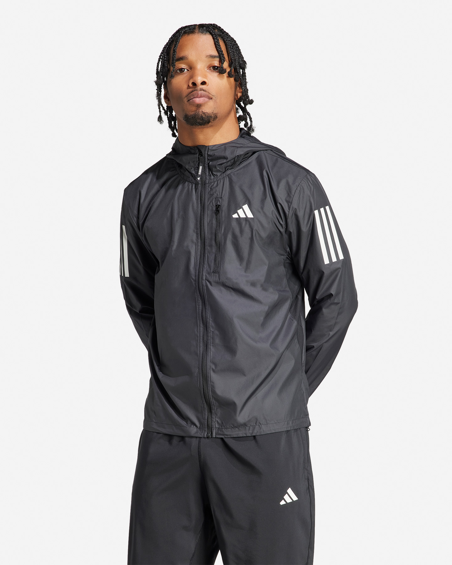 Giacca running ADIDAS OTR M - Nero - 1 | Cisalfa Sport