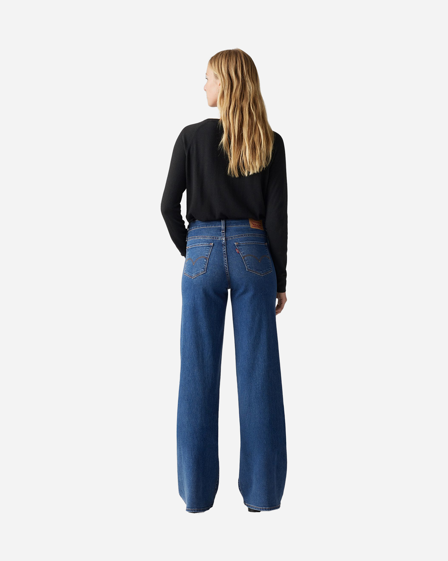 Jeans LEVI'S SHAPING WIDE LEG 318 L32 W - Blu - 5 | Cisalfa Sport
