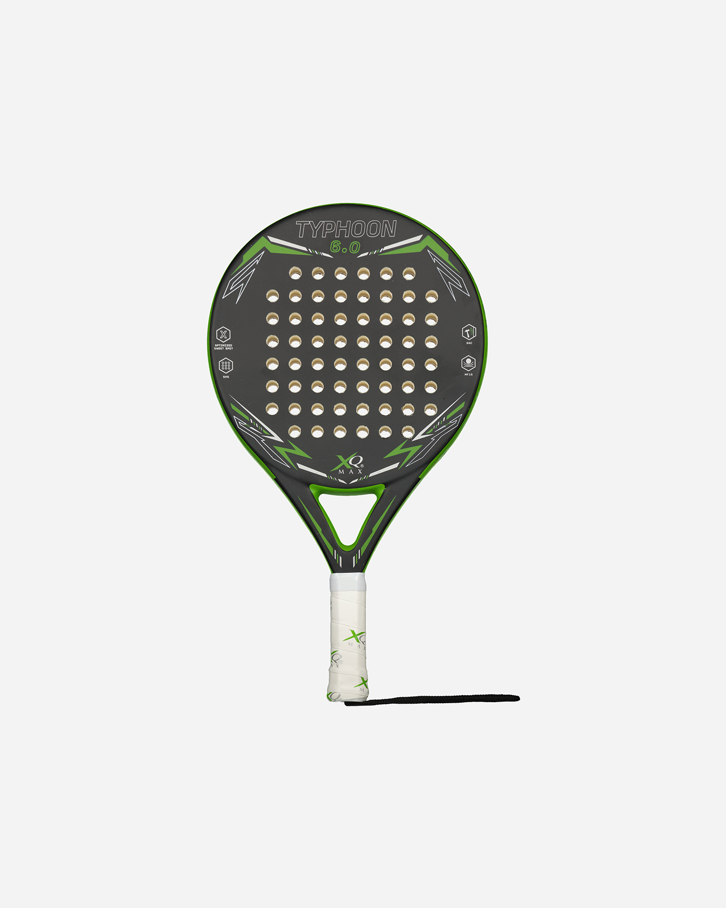 Racchetta padel principiante XQMAX TYPHOON 6.0 PADEL  - Nero - 0 | Cisalfa Sport
