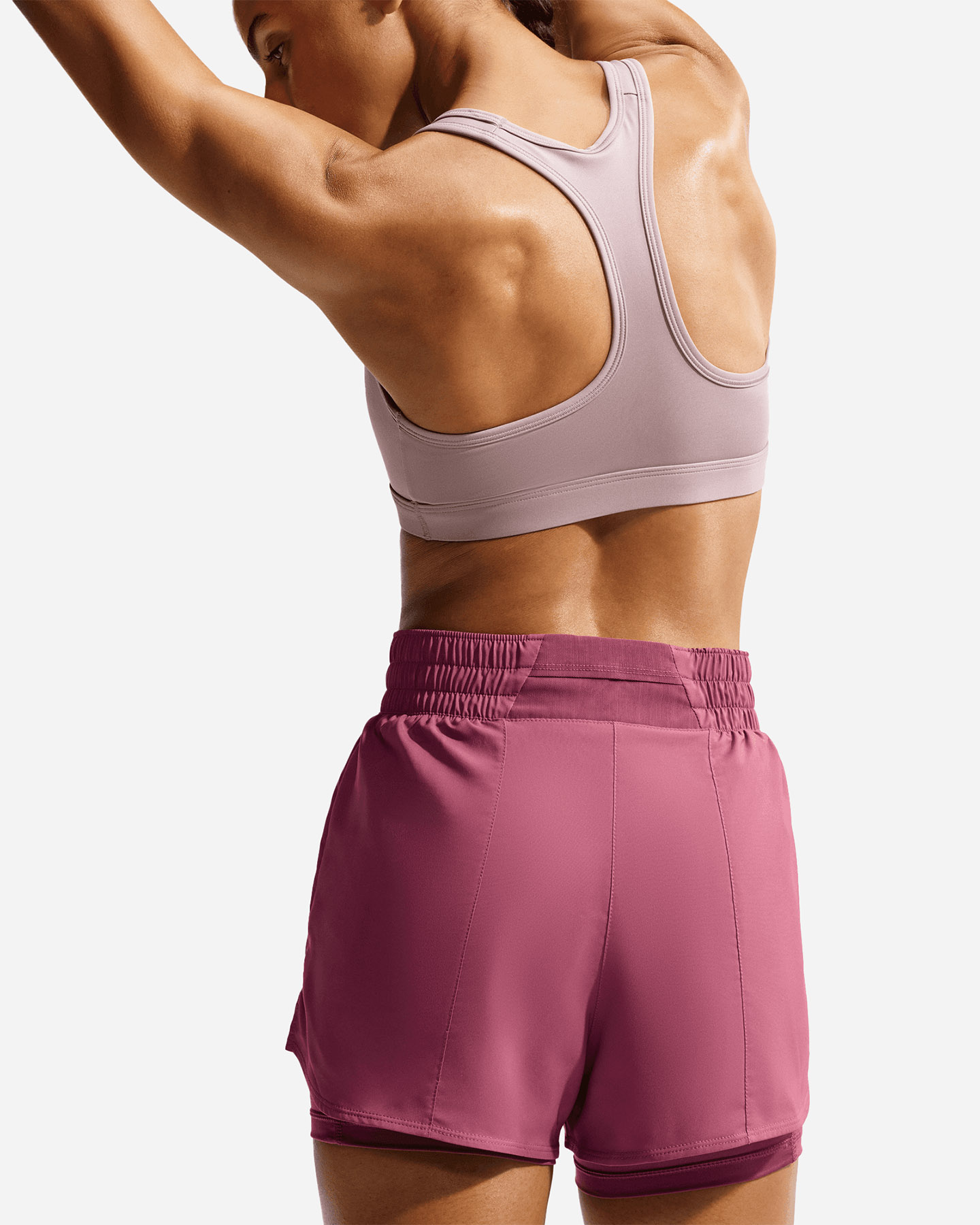 Short training NIKE ONE 2IN1 3IN W - Rosa - 4 | Cisalfa Sport