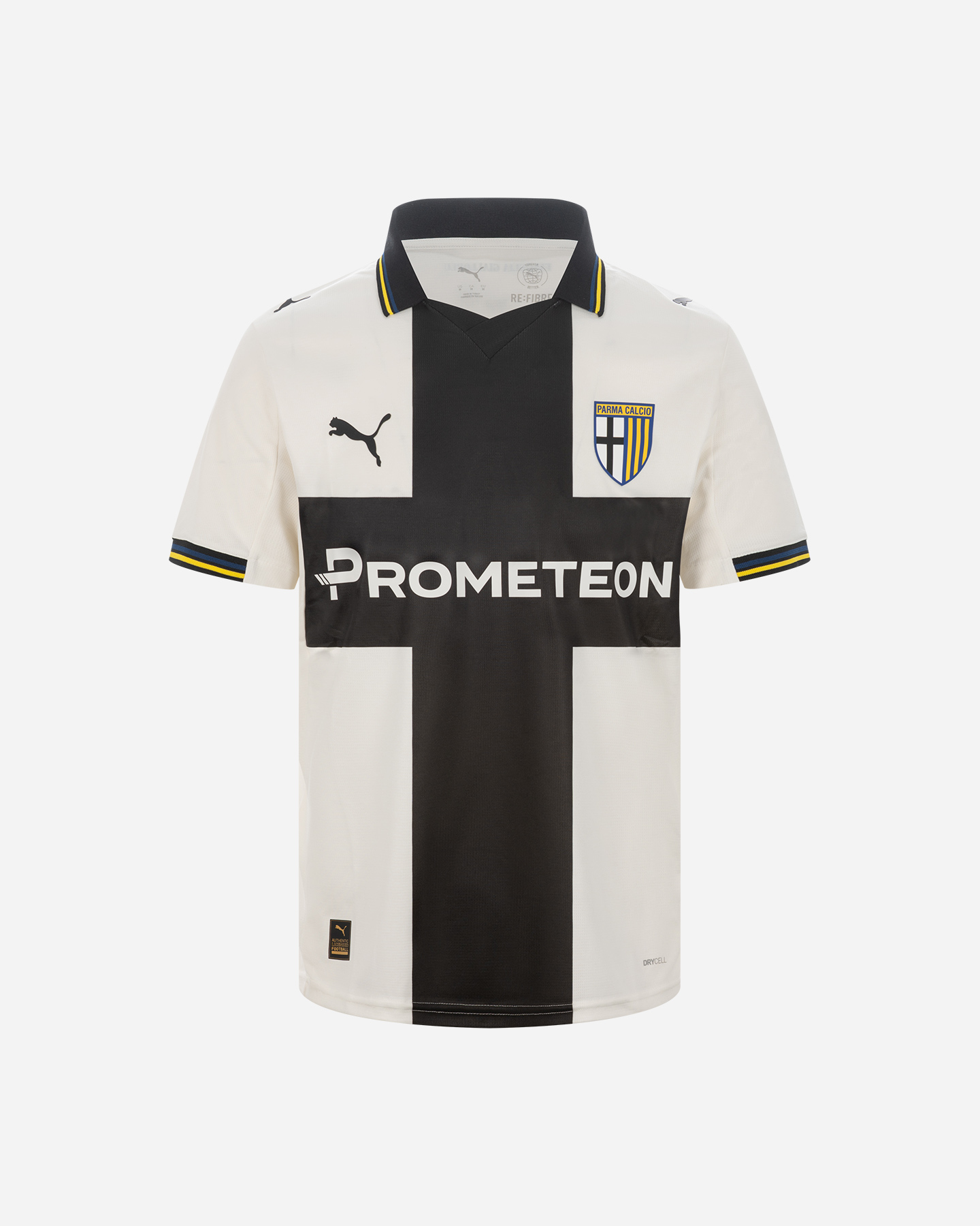 Puma Parma Home 25-26 M - Maglia Calcio Ufficiale - Uomo - Color Mix