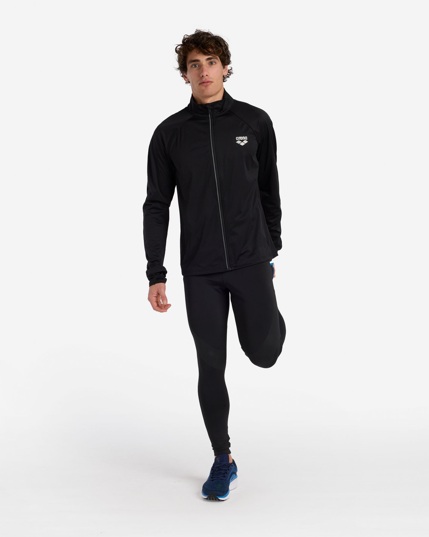 Giacca running ARENA CARDIO M - Nero - 2 | Cisalfa Sport