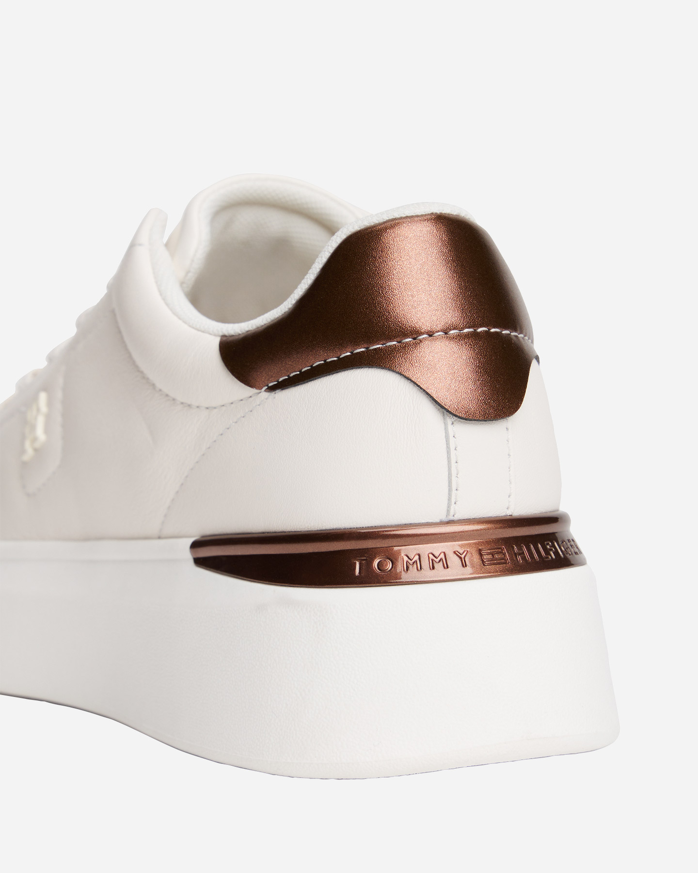 Scarpe sneakers TOMMY HILFIGER CHIC PLATFORM W - Bianco - 4 | Cisalfa Sport