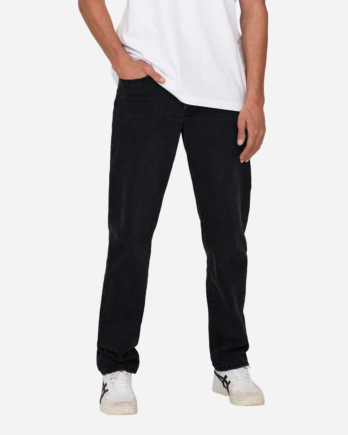 Jeans ONLY & SONS EDGE STRAIGHT M - Nero - 2 | Cisalfa Sport