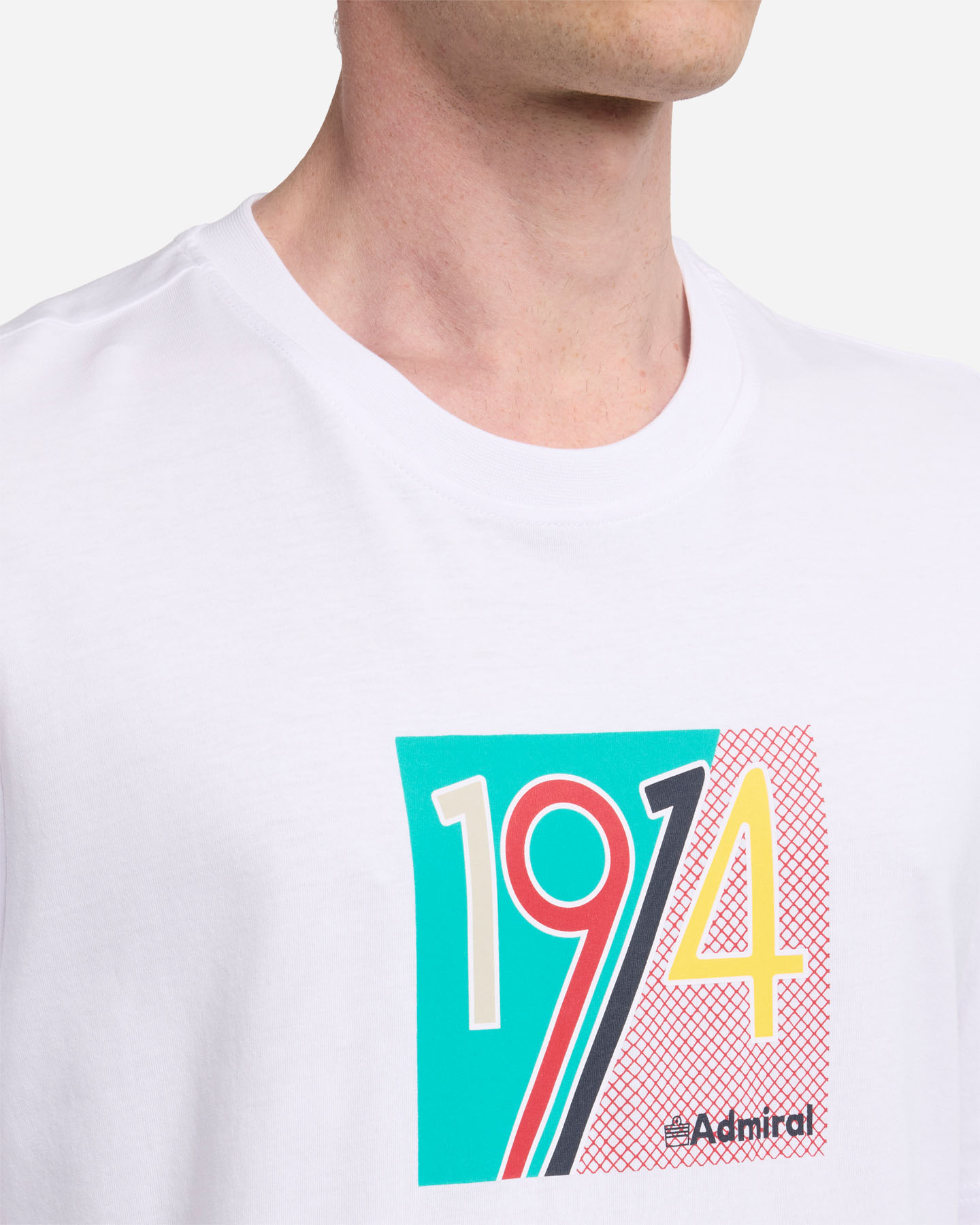 T-shirt ADMIRAL ESSENTIAL COLLEGE M - Bianco - 5 | Cisalfa Sport