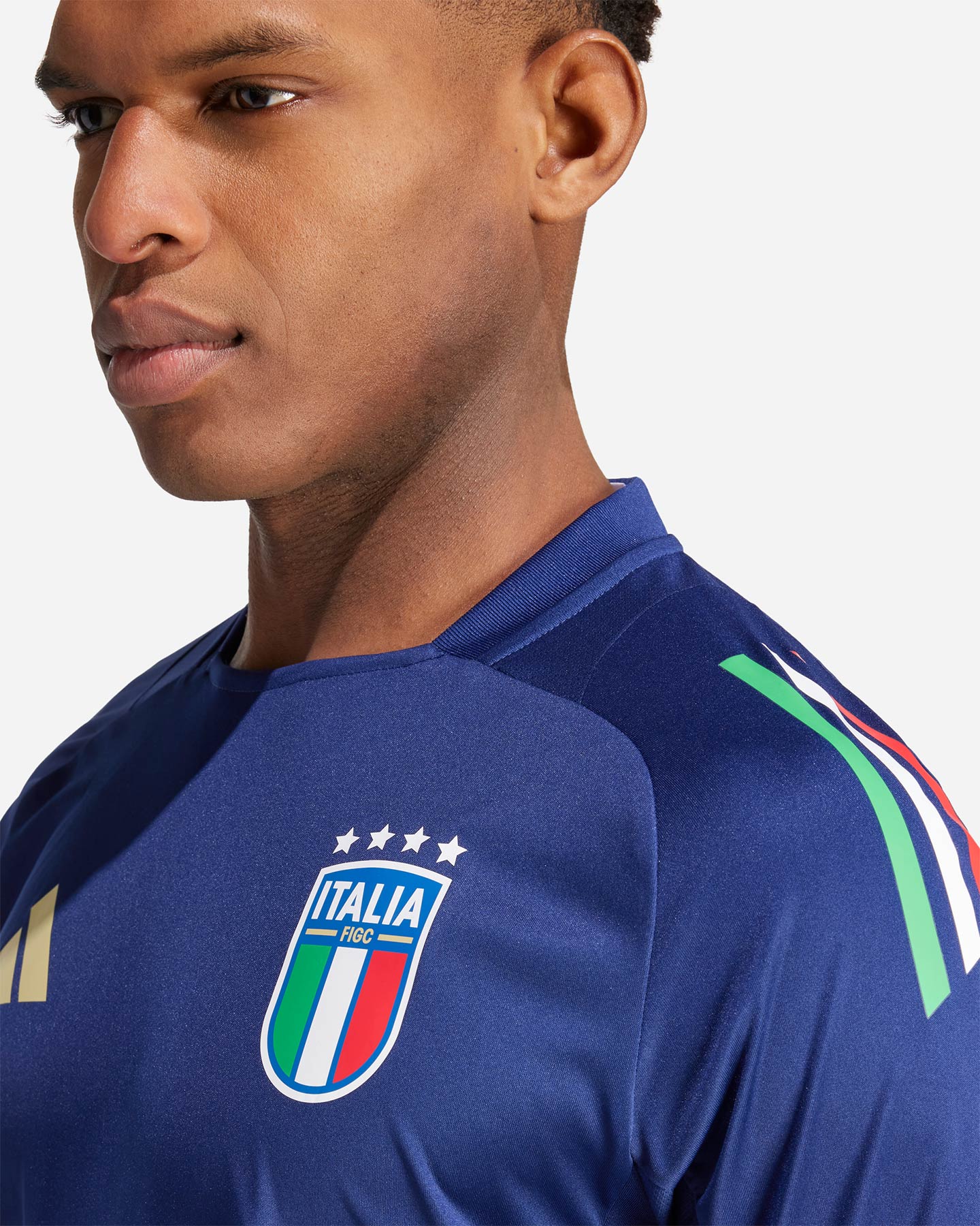 Abbigliamento calcio ufficiale ADIDAS ITALIA FIGC TRAINING M - Blu Navy - 5 | Cisalfa Sport