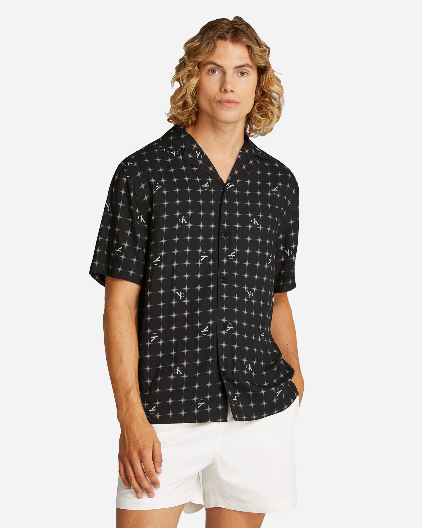 T-shirt CALVIN KLEIN JEANS ALLOVER M - Nero - 1 | Cisalfa Sport