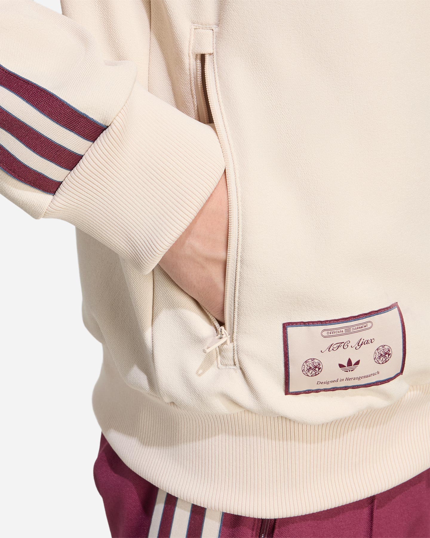 Felpa ADIDAS ORIGINALS AJAX M - Bianco - 5 | Cisalfa Sport