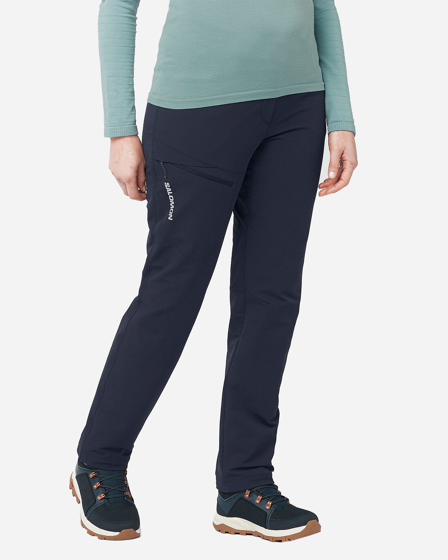 Pantalone outdoor SALOMON 3STRIPES M - Nero - 2 | Cisalfa Sport