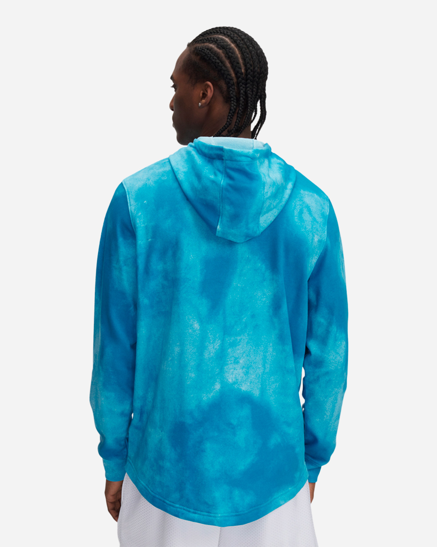 Felpa UNDER ARMOUR RIVAL TERRY PRINTED M - Azzurro - 1 | Cisalfa Sport