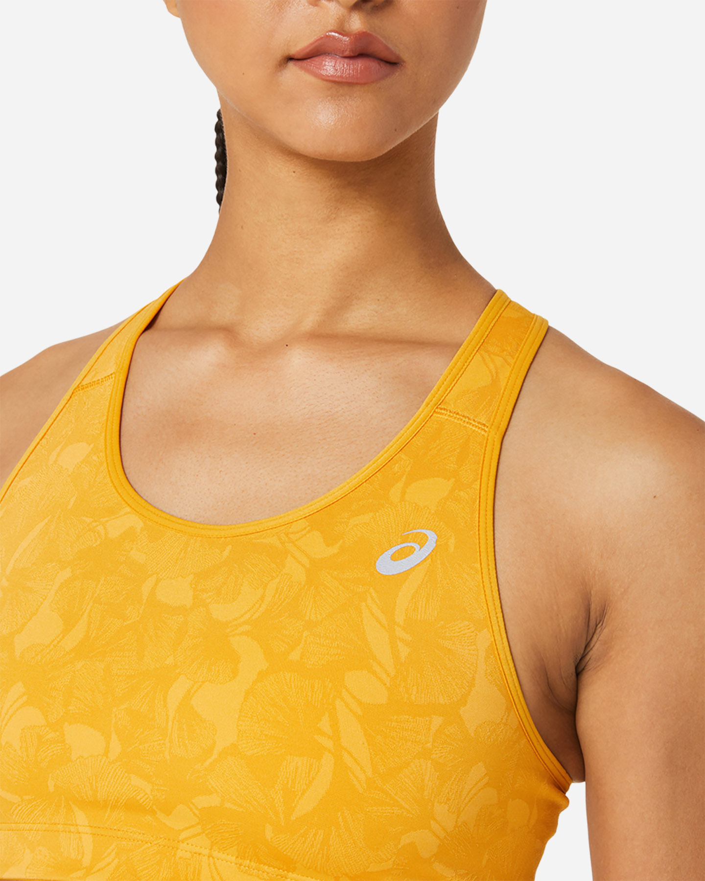 Reggiseno ASICS JAQUARD KOYO AOP W - Giallo - 4 | Cisalfa Sport