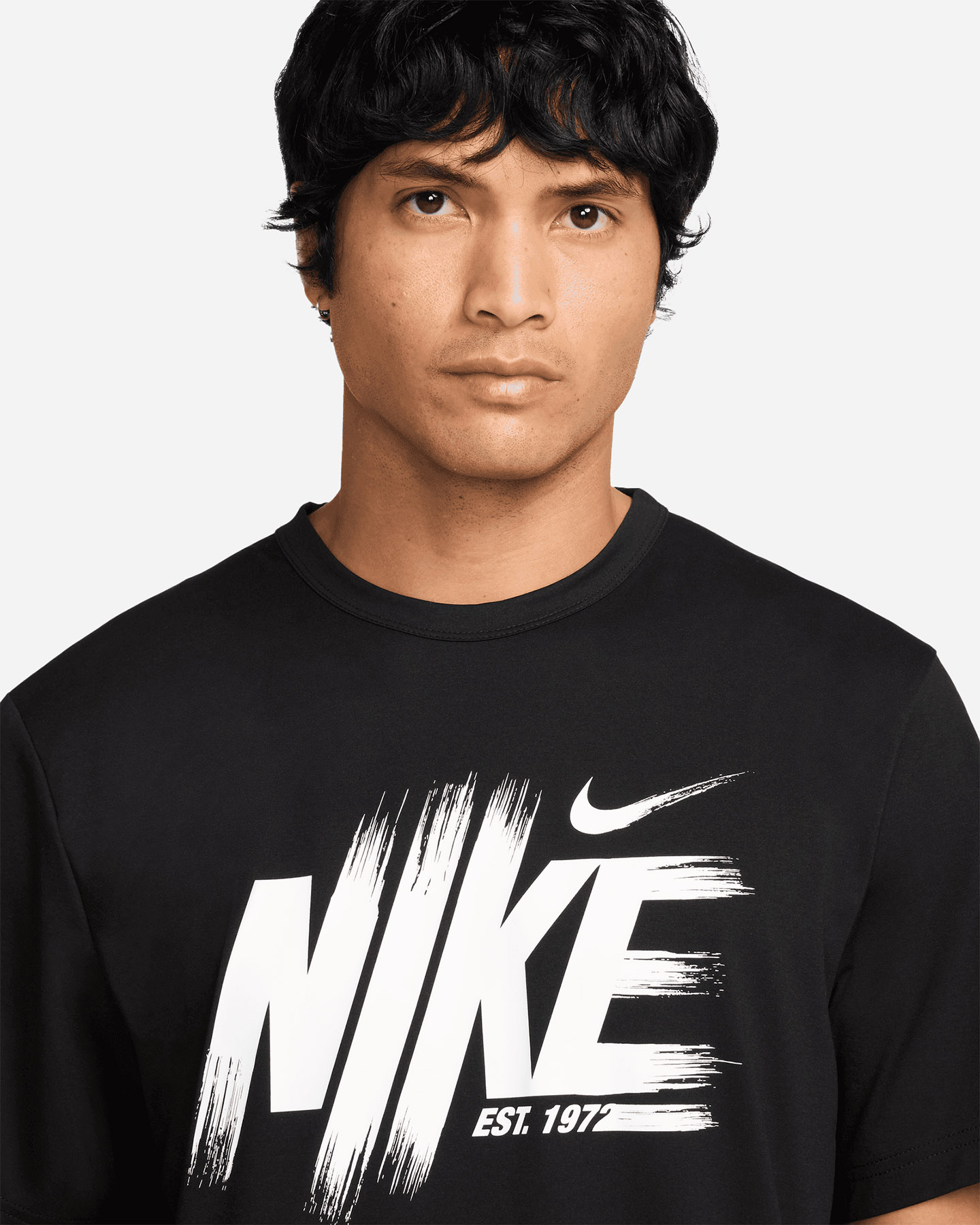 T-shirt training NIKE DRI FIT HYVERSE GFX M - Nero - 2 | Cisalfa Sport