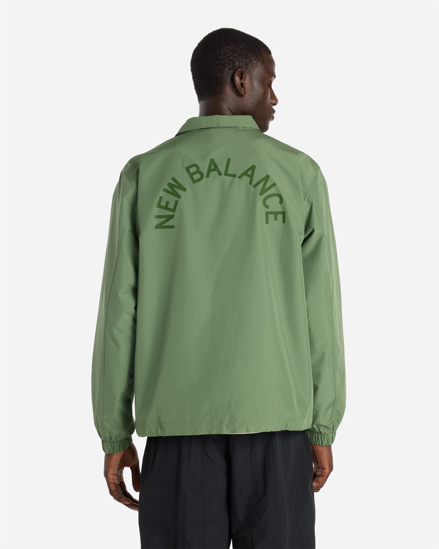 Felpa NEW BALANCE ESSENTIAL COACH M - Verde - 2 | Cisalfa Sport