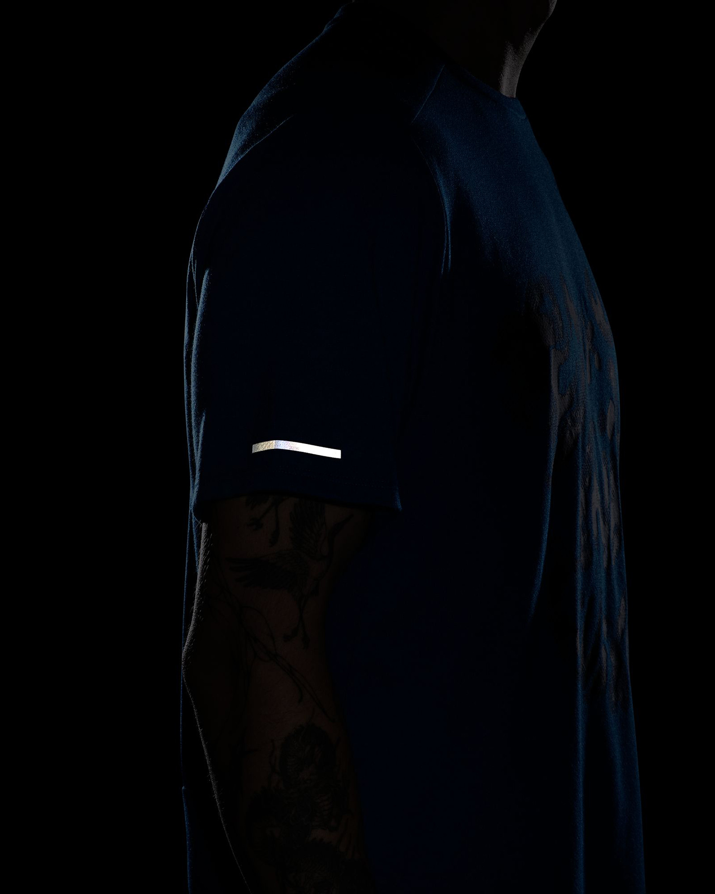 T-shirt running NIKE RISE 365 M - Blu - 5 | Cisalfa Sport