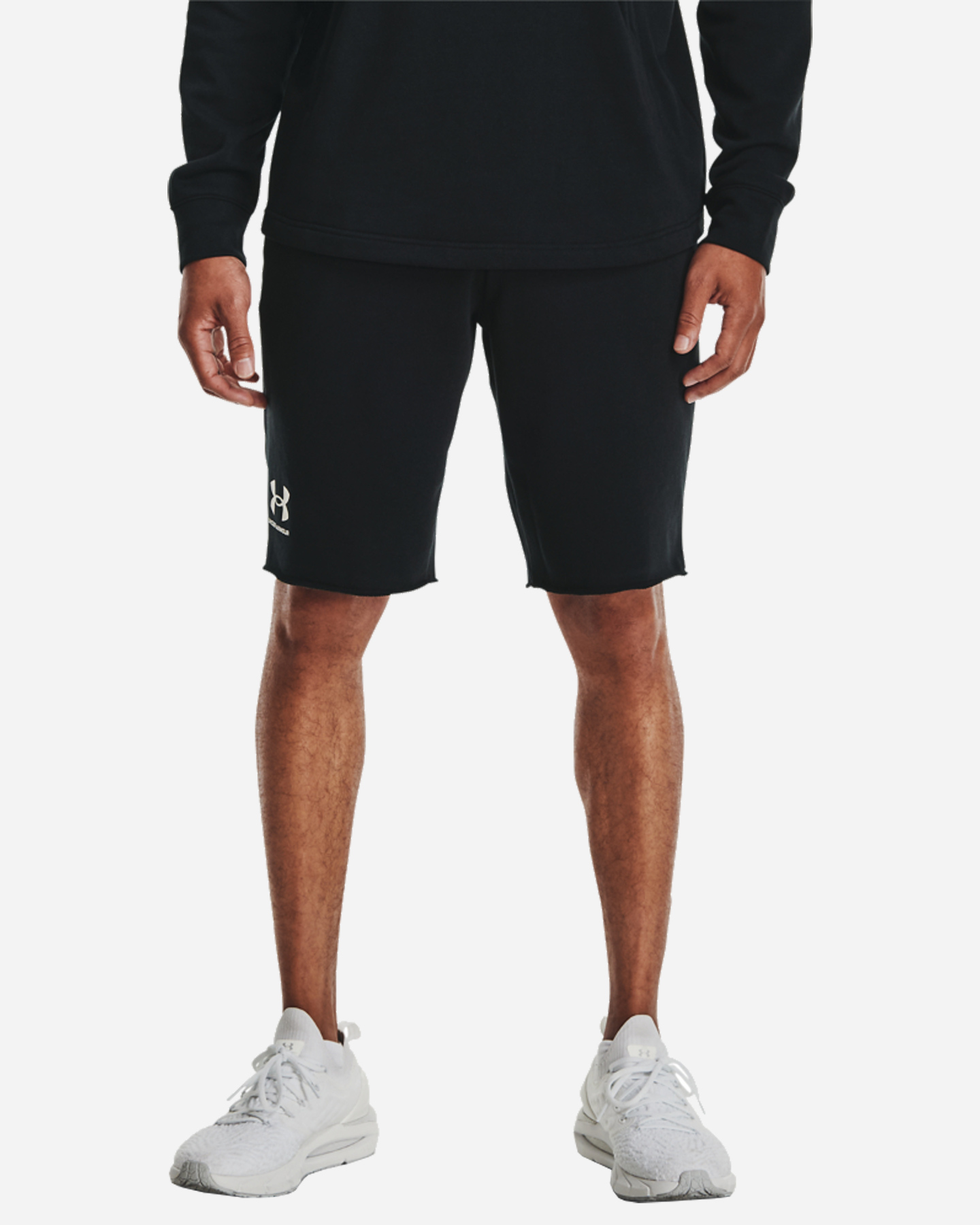 Pantaloncini UNDER ARMOUR RIVAL LOGO M - Nero - 0 | Cisalfa Sport