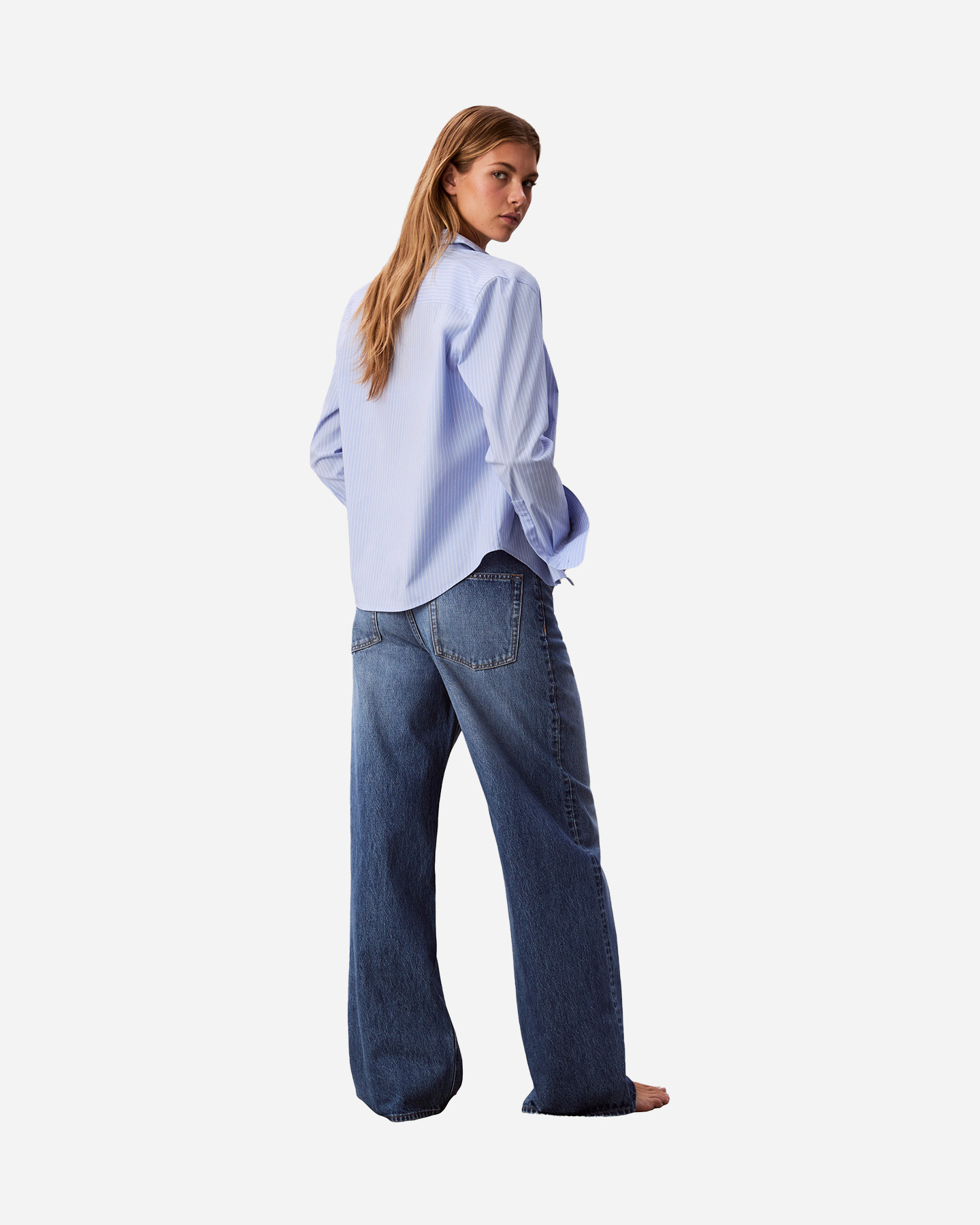 Jeans CALVIN KLEIN JEANS WIDE LEG REG W - Denim - 1 | Cisalfa Sport