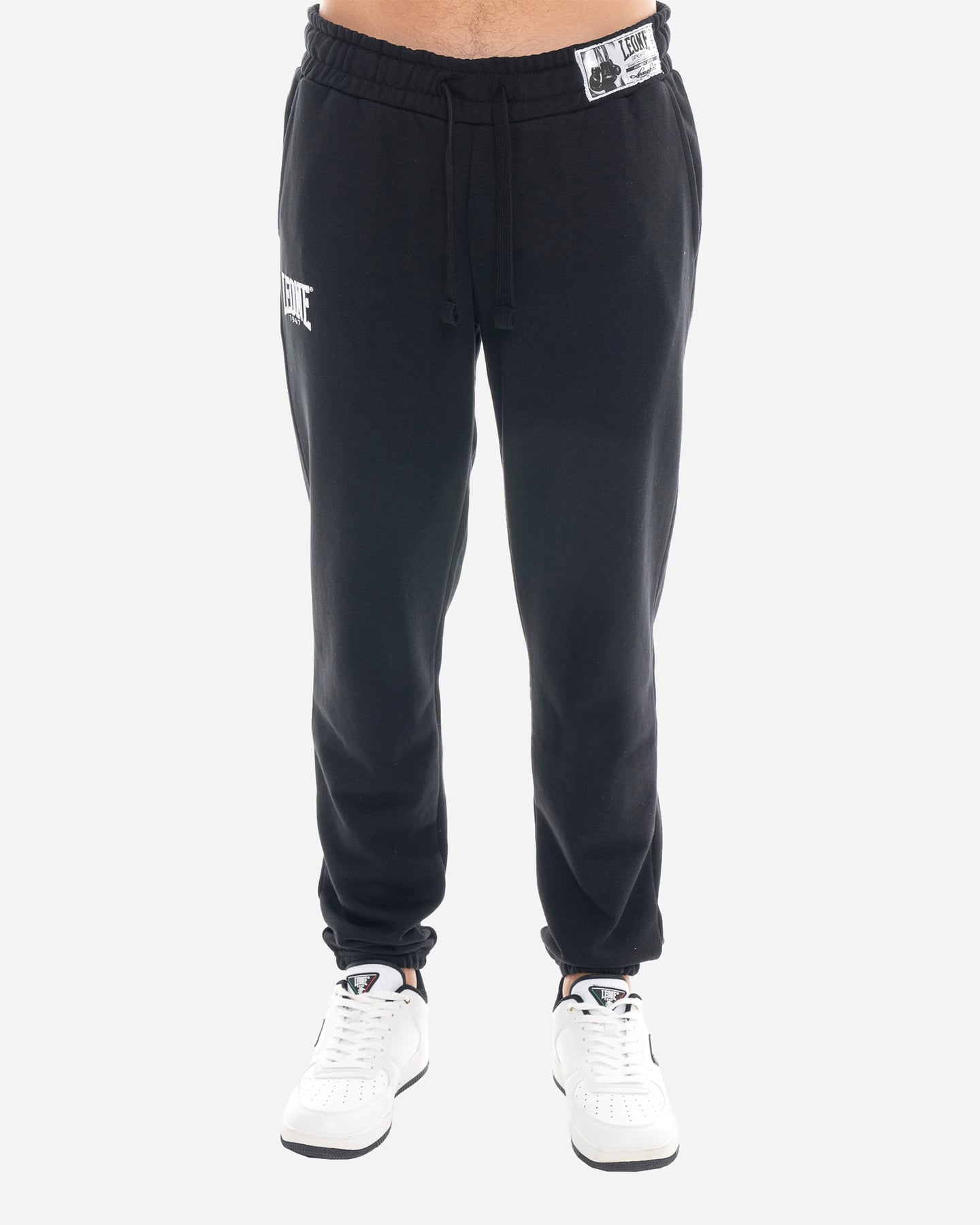 Pantalone LEONE SMALL LOGO M - Nero - 0 | Cisalfa Sport