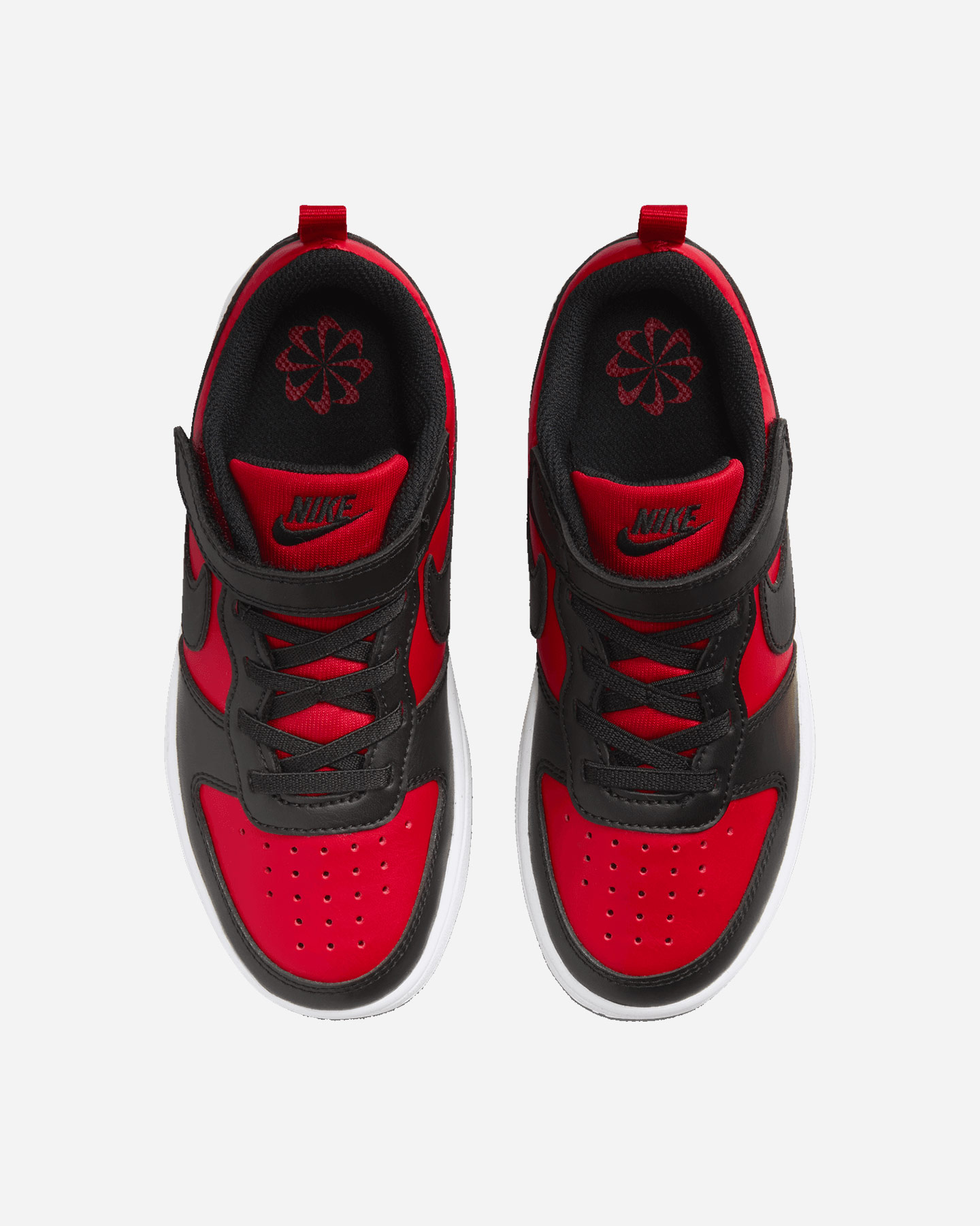 Scarpe sneakers NIKE COURT BOROUGH LOW RECRAFT PS JR - Rosso - 3 | Cisalfa Sport