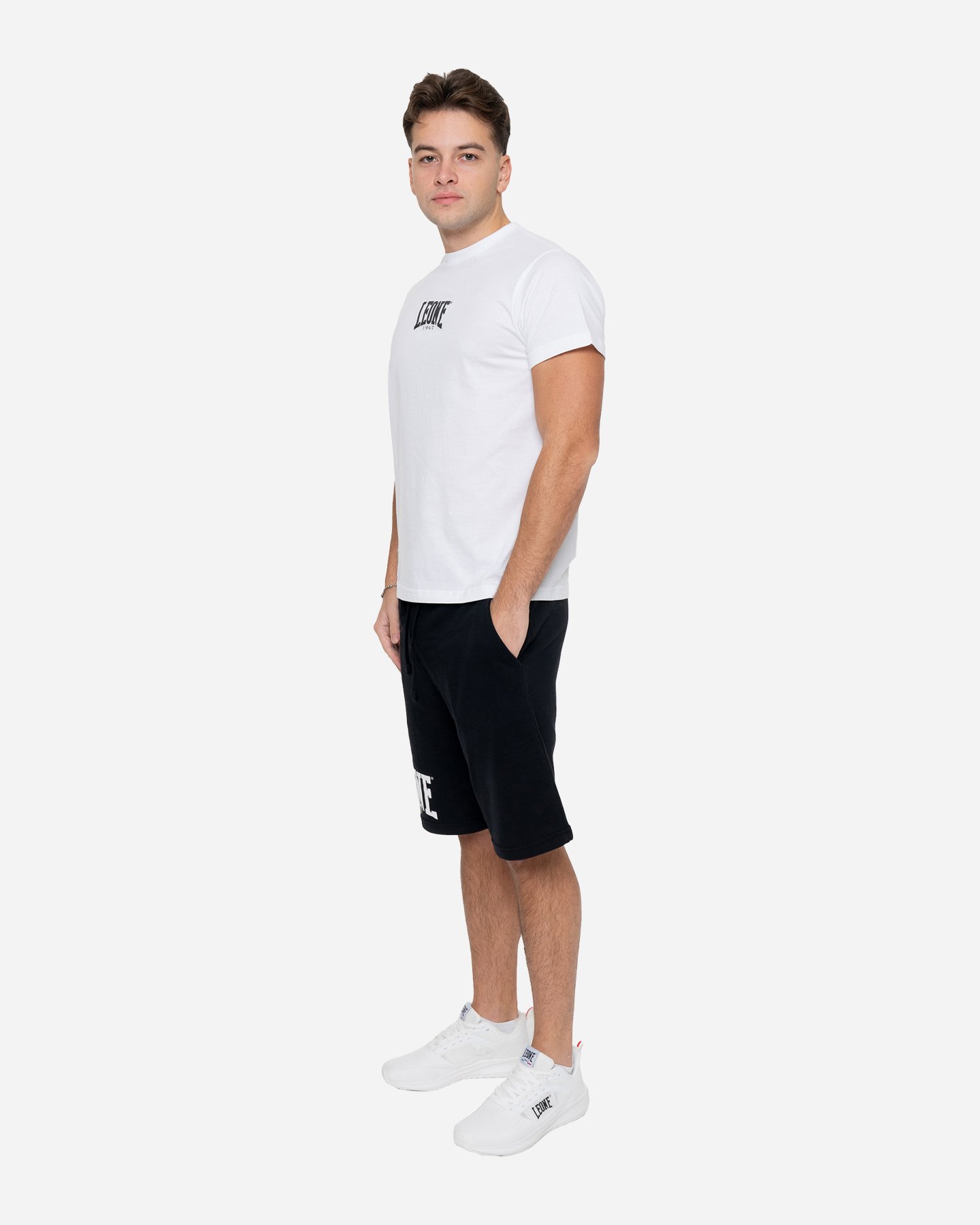 T-shirt LEONE SMALL LOGO M - Bianco - 3 | Cisalfa Sport