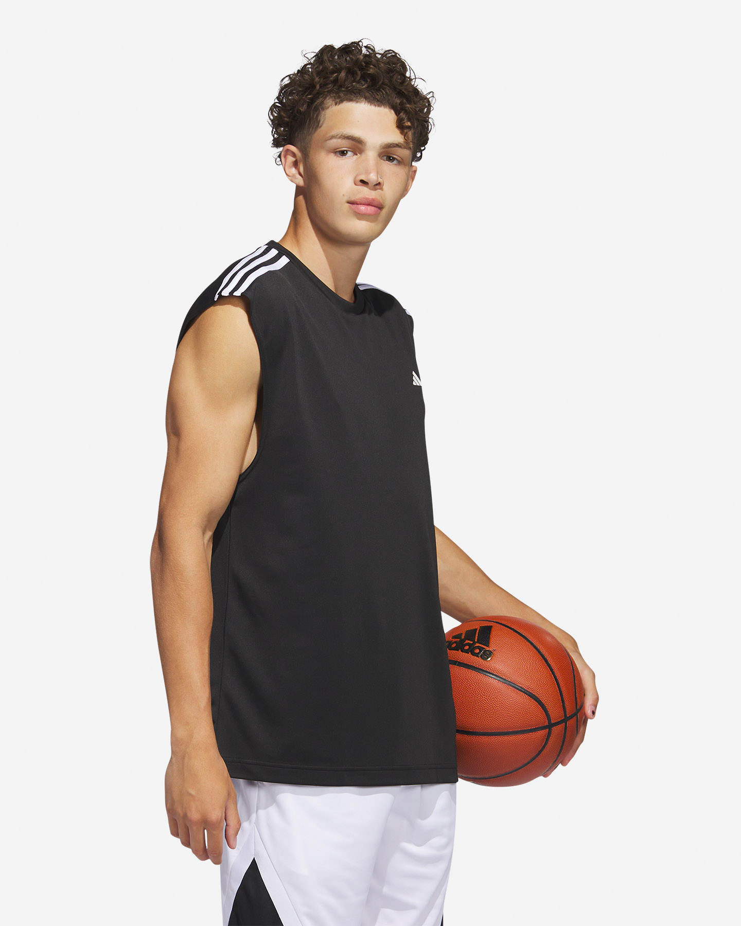 Maglia basket ADIDAS ALL WORLD M - Nero - 2 | Cisalfa Sport