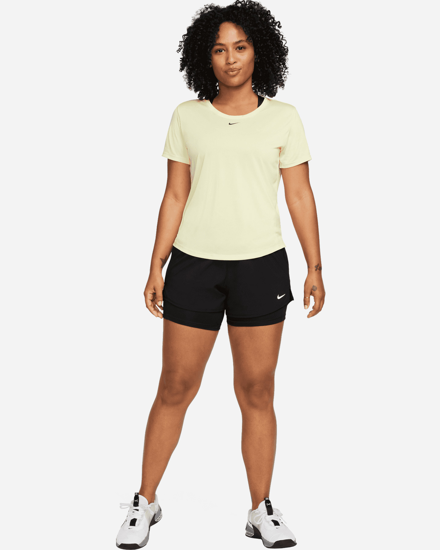 Short training NIKE DOUBLE WOVEN W - Nero - 5 | Cisalfa Sport