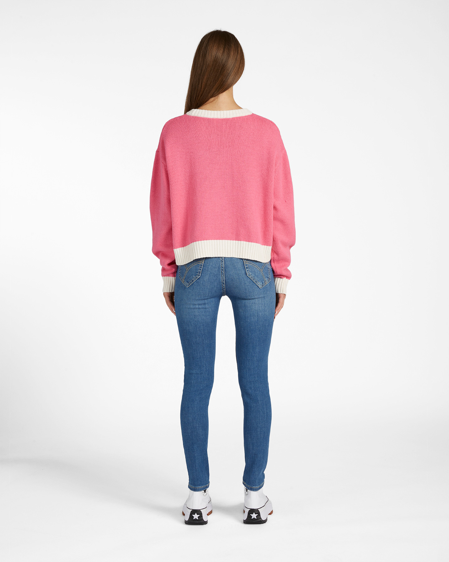 Maglione ELLESSE LOGO W - Fucsia - 2 | Cisalfa Sport