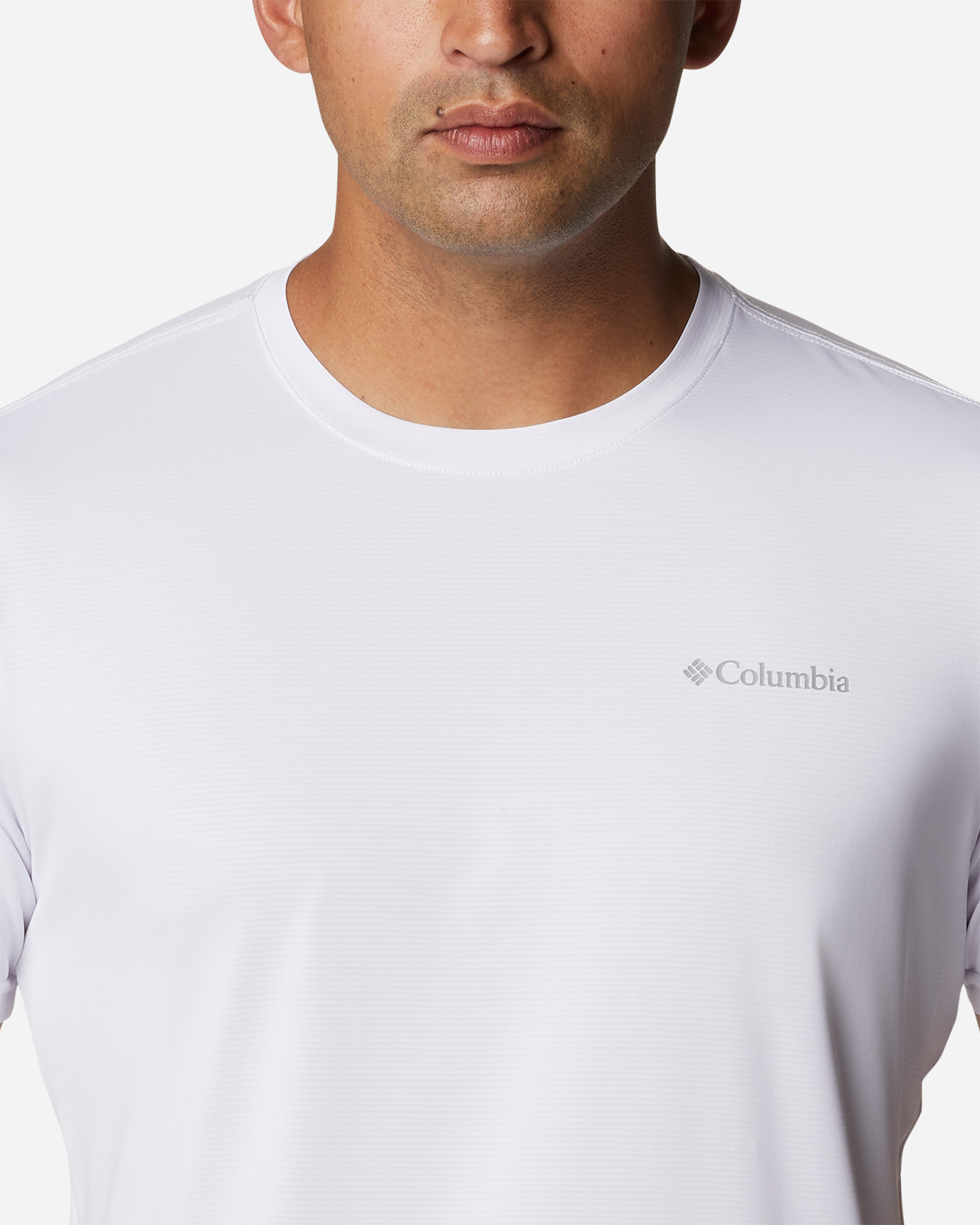 T-shirt COLUMBIA HIKE CREW M - Bianco - 3 | Cisalfa Sport