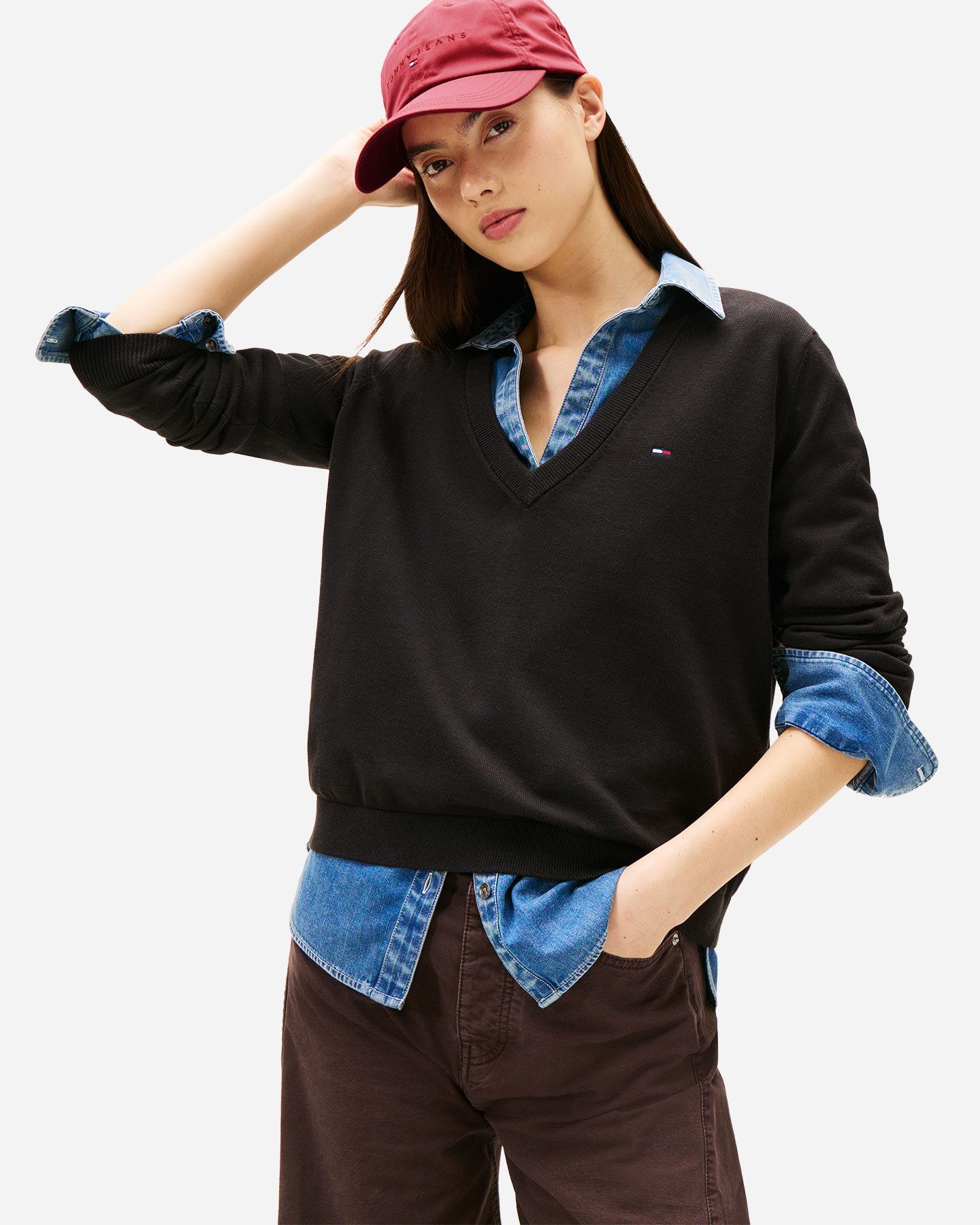 Maglione TOMMY HILFIGER ESSENTIAL W - Nero - 1 | Cisalfa Sport