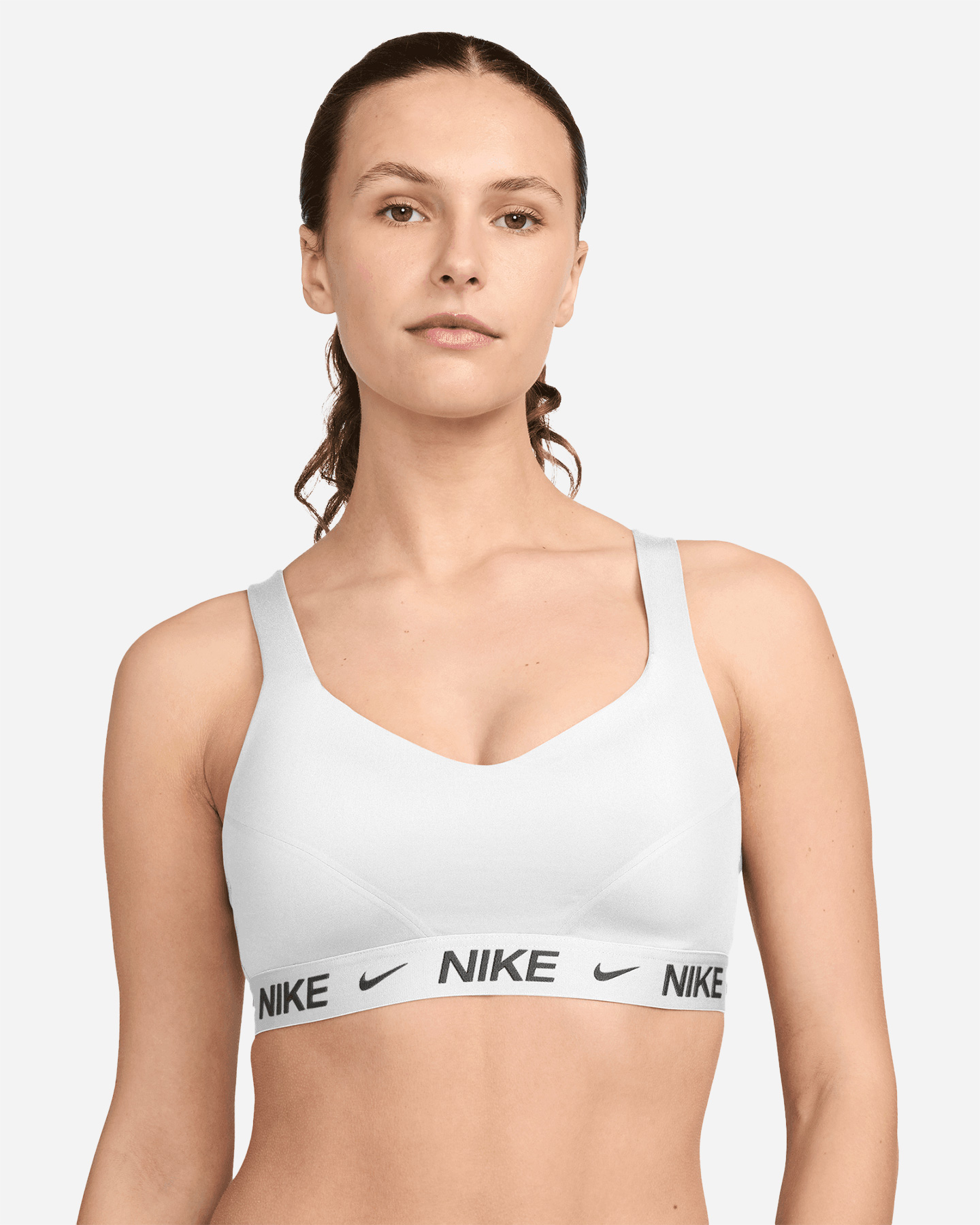 Bra training NIKE DRI FIT INDY W - Bianco - 0 | Cisalfa Sport