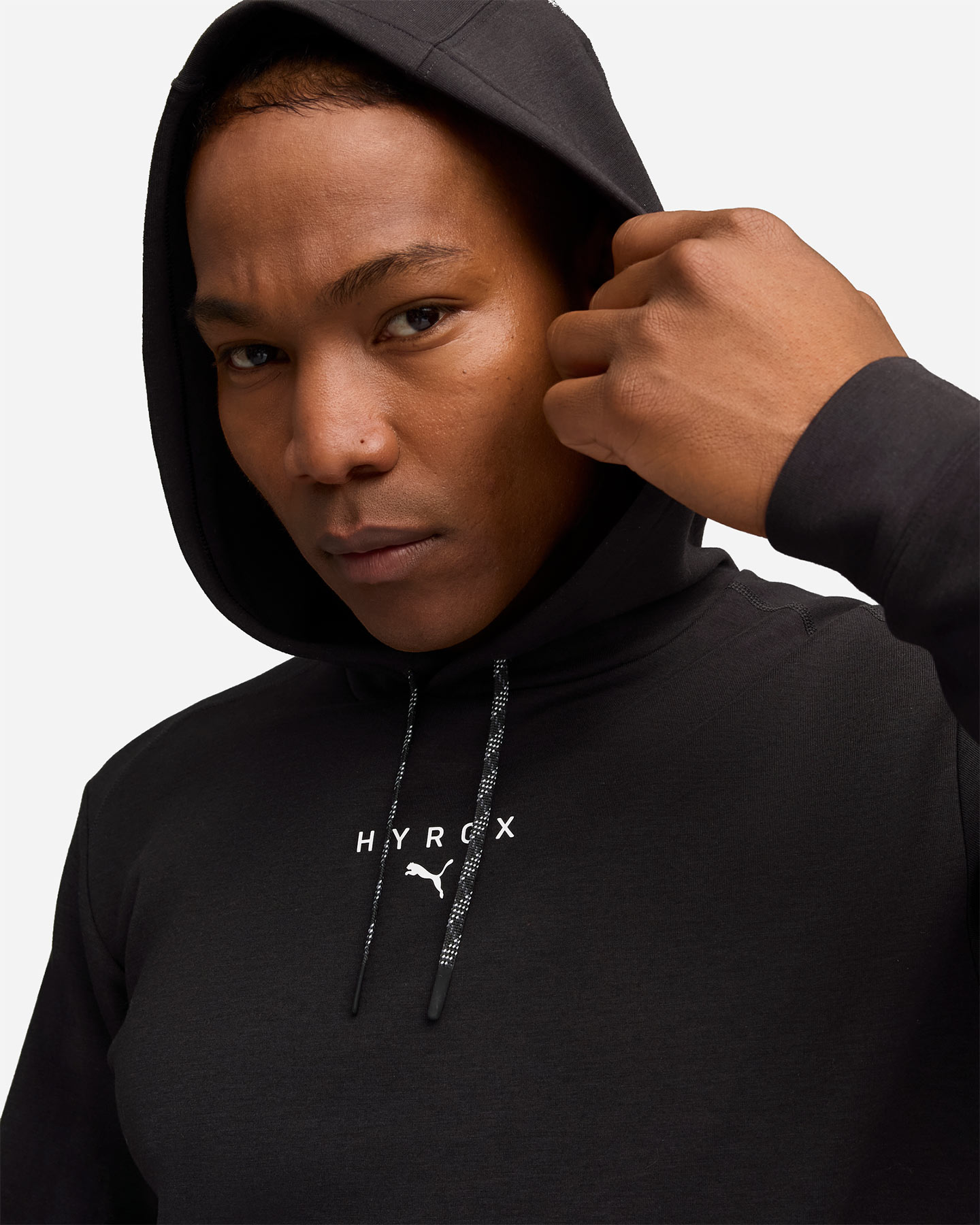 Felpa training PUMA HYROX CLOUDSPUN M - Nero - 5 | Cisalfa Sport